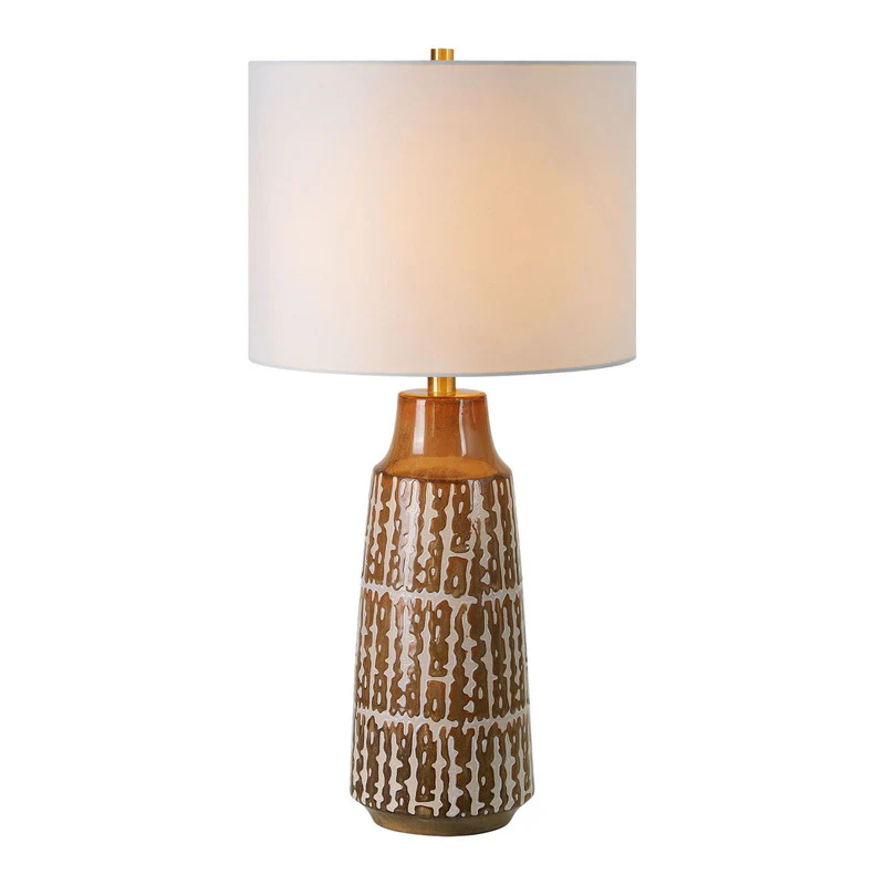 Andera Table Lamp - Brass/White - Image 3