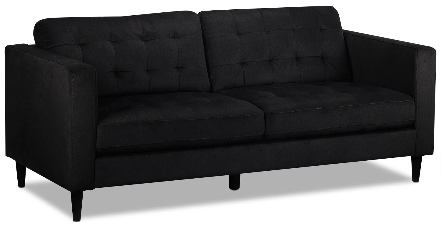 Anthena Sofa and Chair Set - Charcoal - Image 3