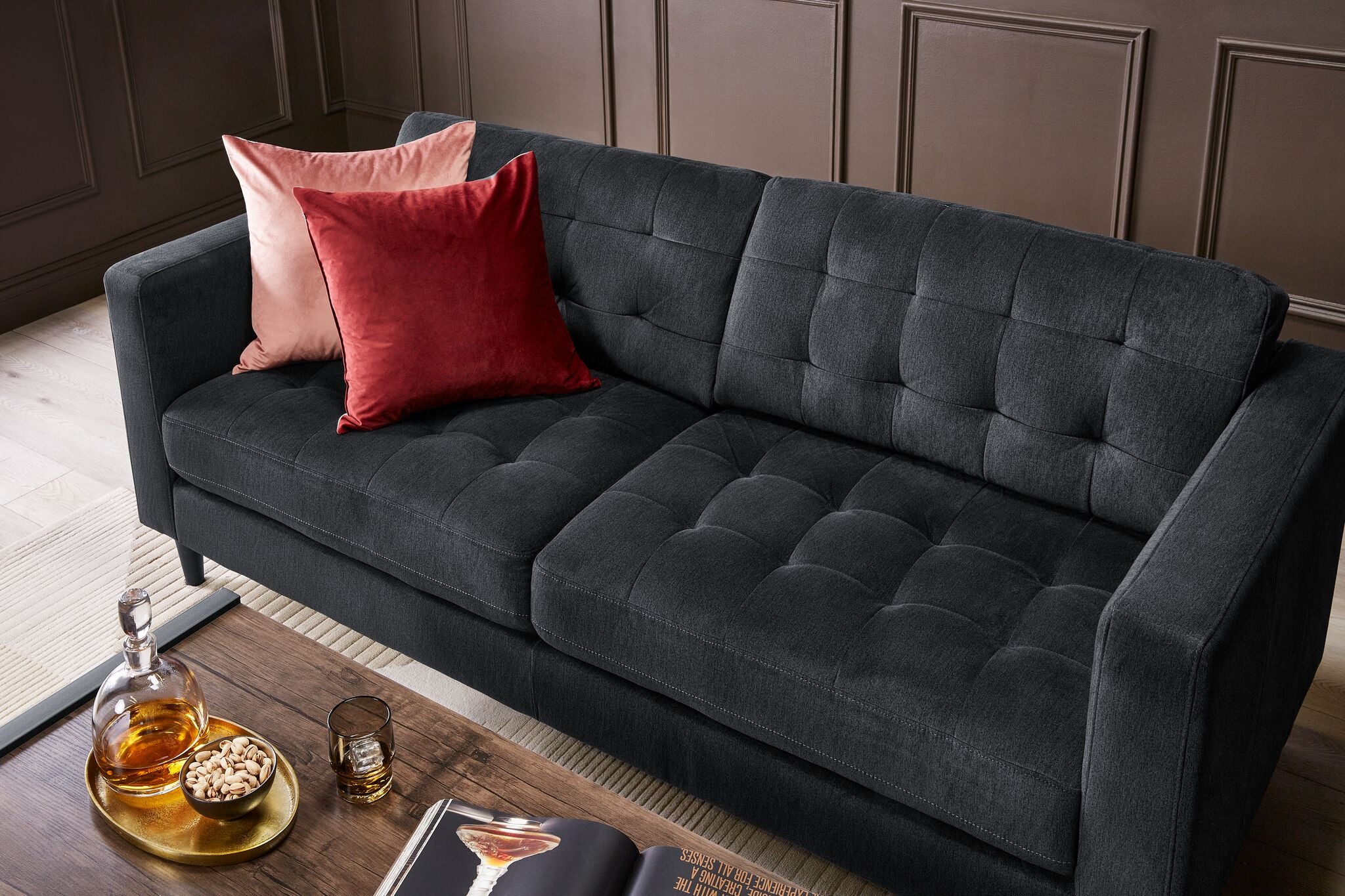 Anthena Sofa - Charcoal - Image 4