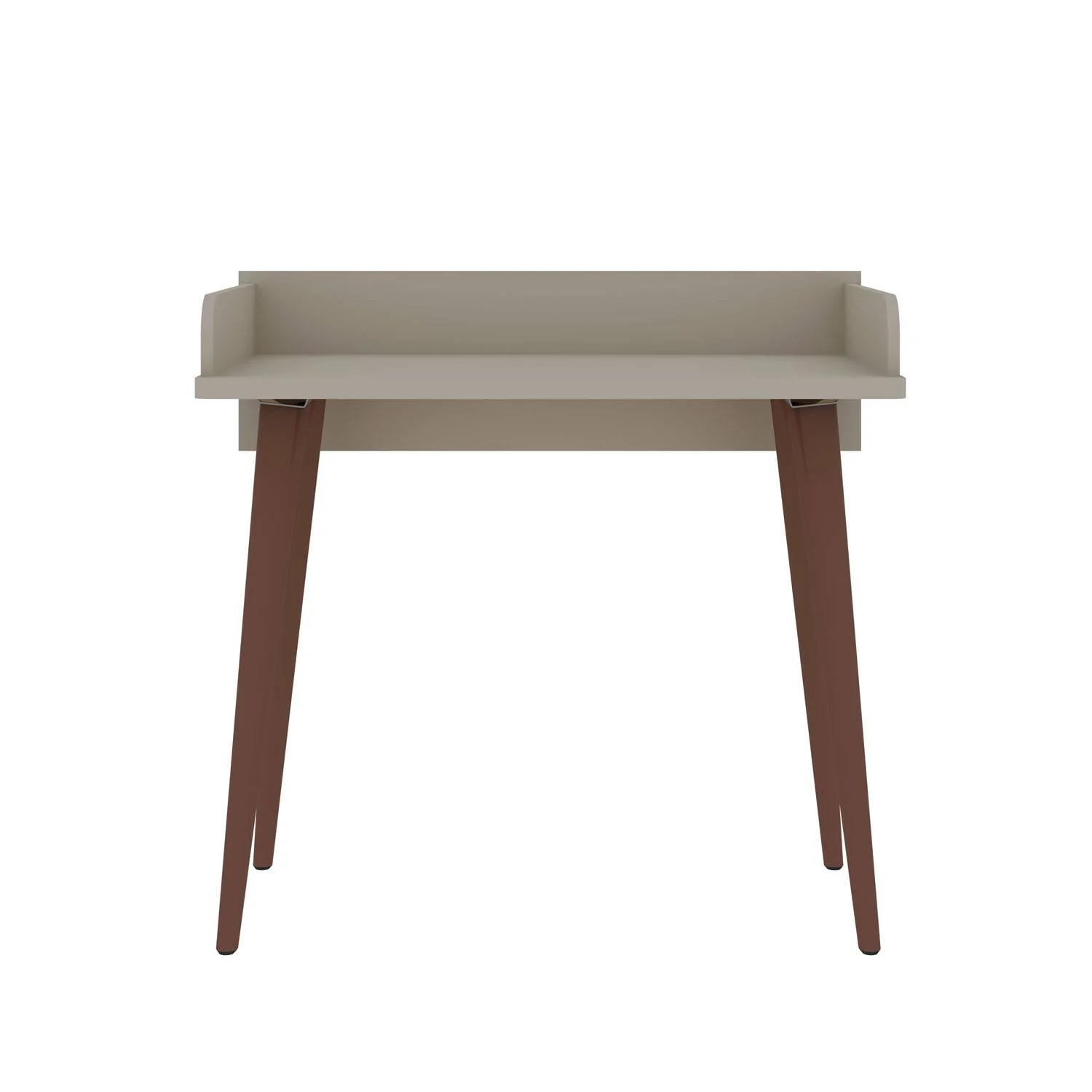 Applesham Compact Office Desk - Off White - Image 4