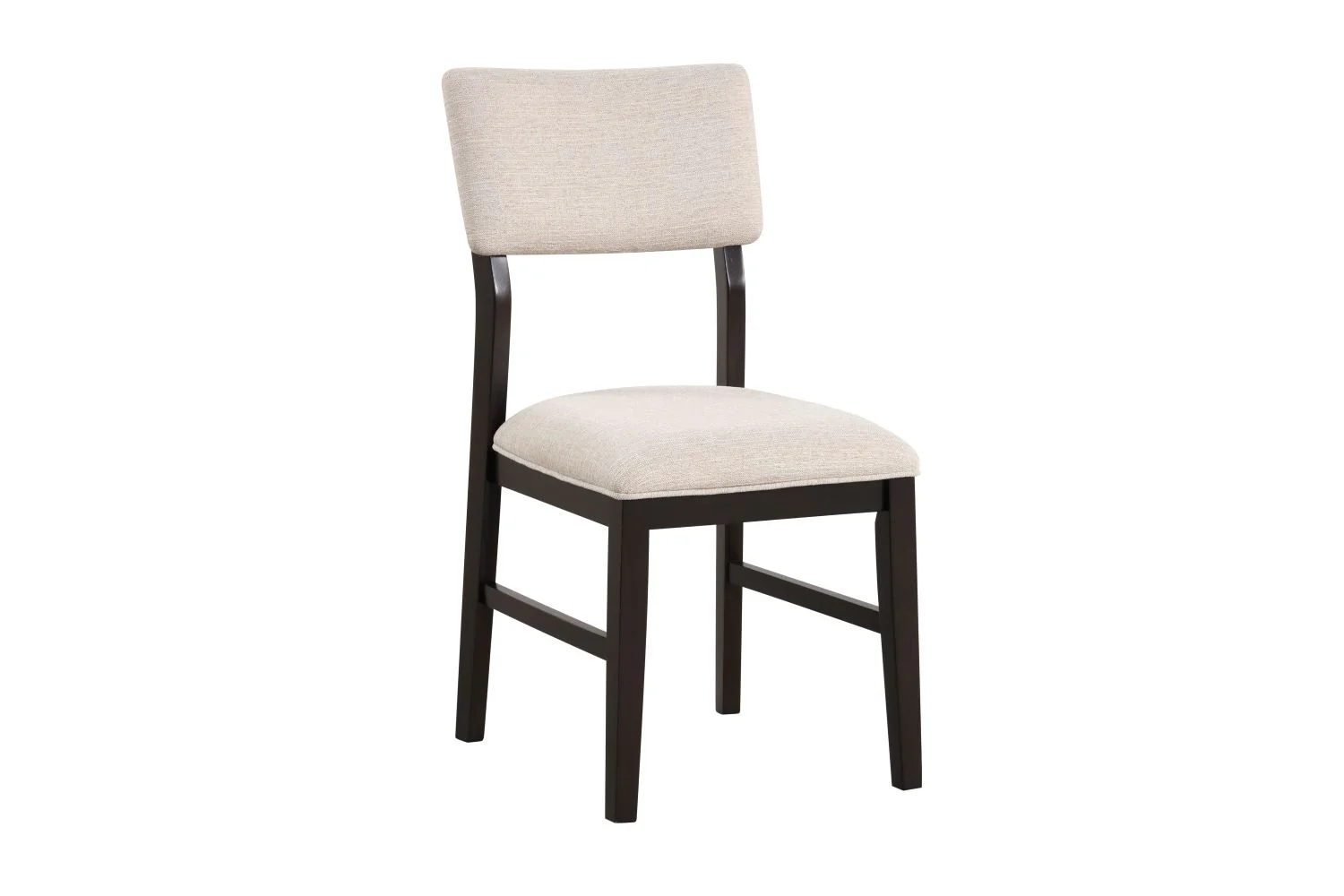 Arabella 5-Piece Round Dining Set with Upholstered Back - Black, Brown - Image 3