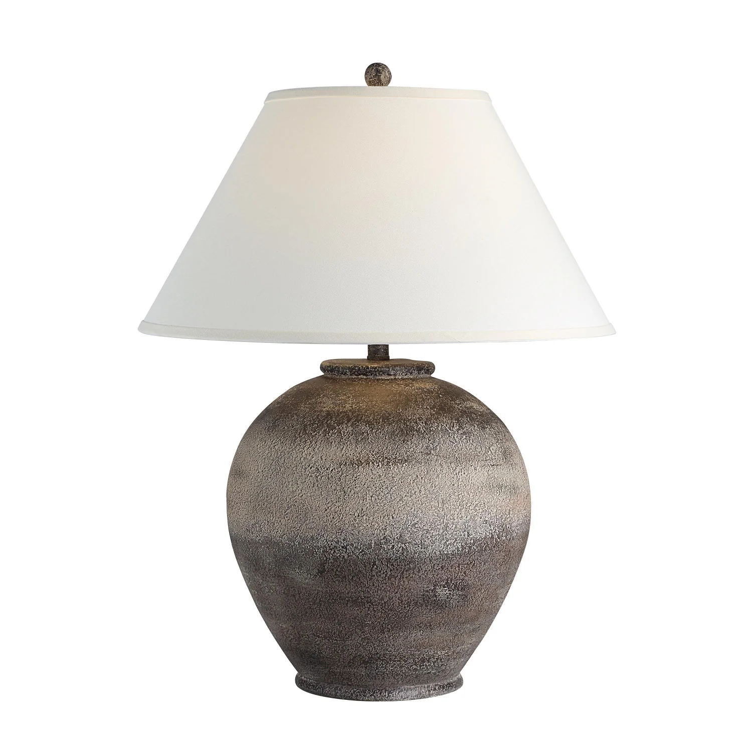 Arden Table Lamp - Dark Brown/Ivory - Image 3
