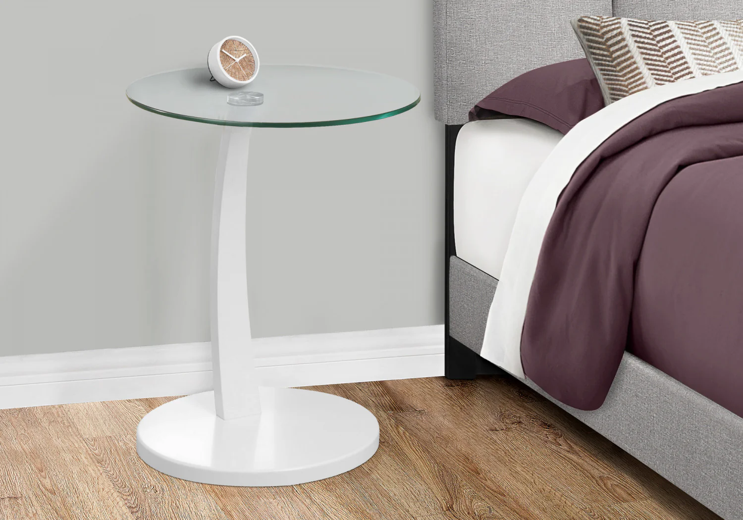 Arell Side Table - White - Image 12
