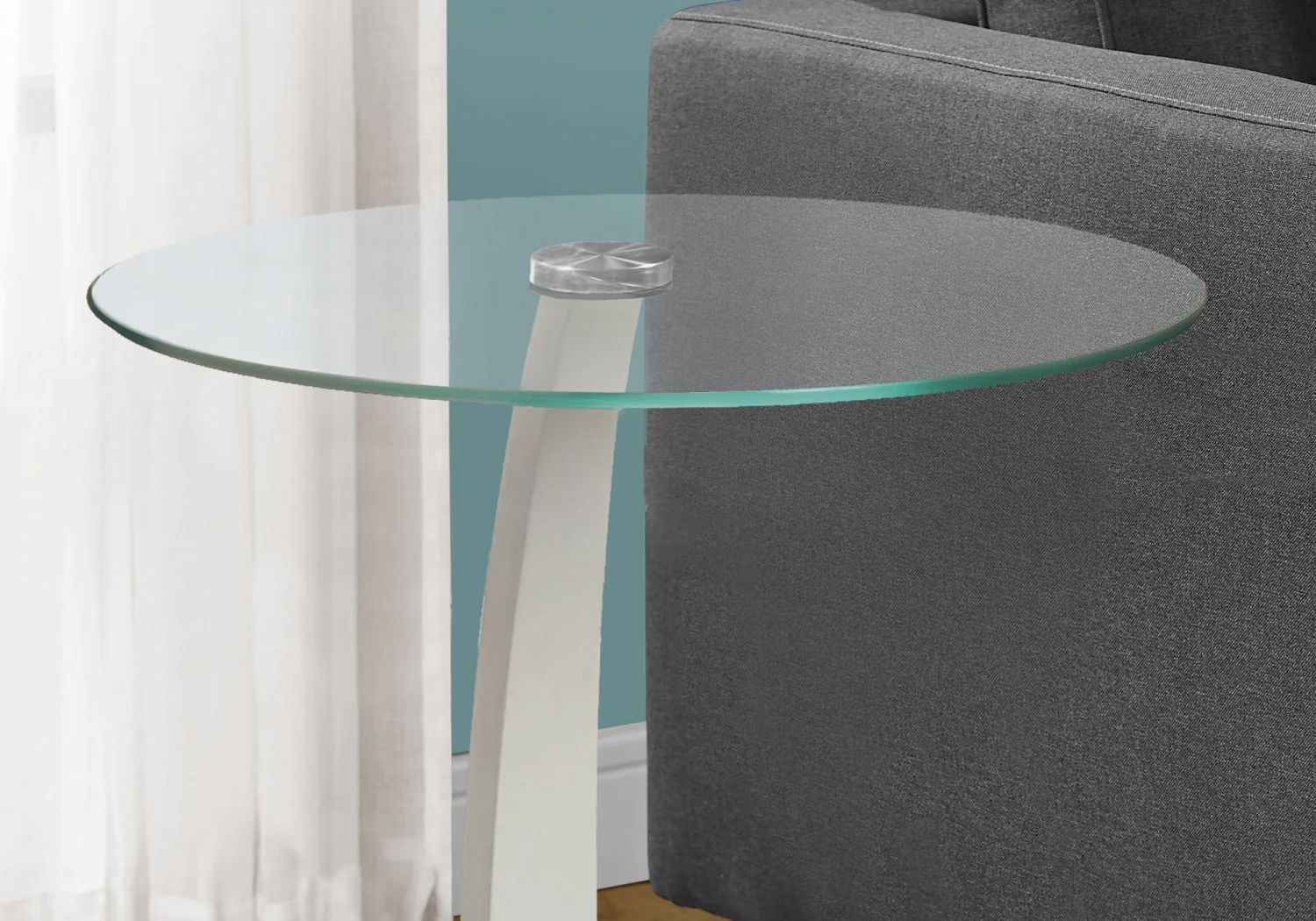Arell Side Table - White - Image 5