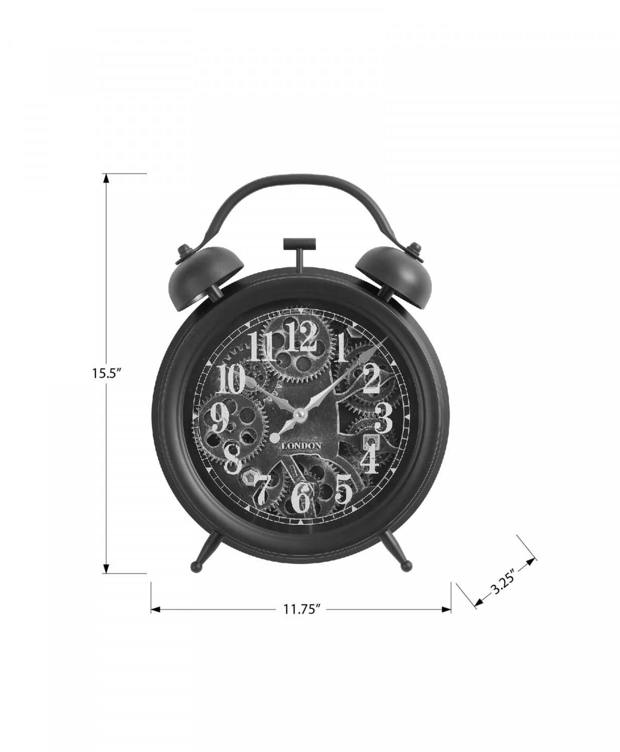 Aria Clock - Black - Image 3