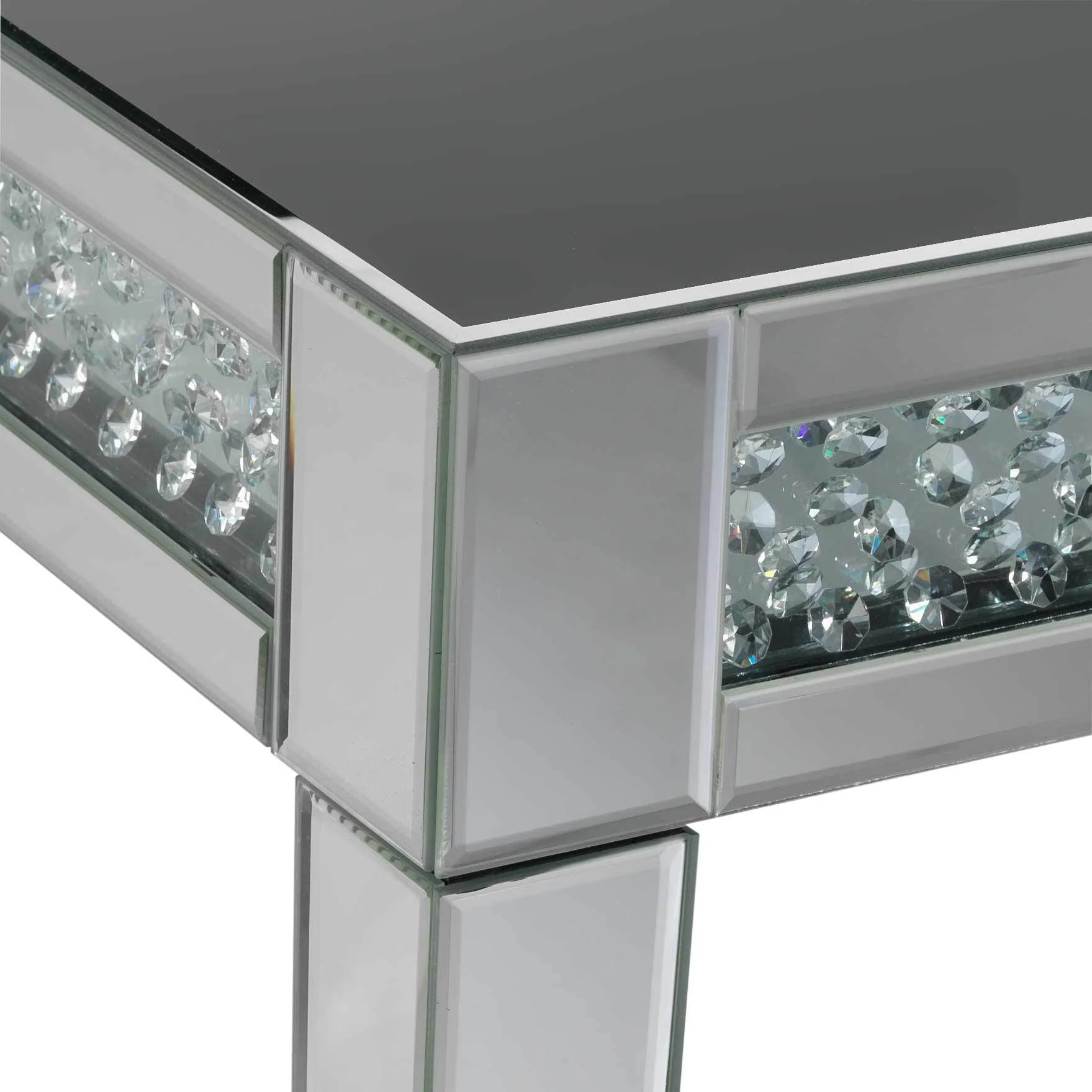 Aria Coffee Table - Mirrored Glass - Image 2