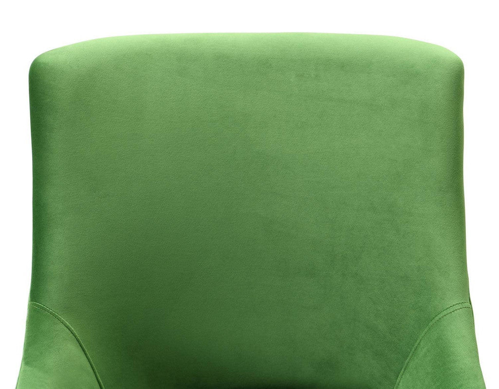 Aries Velvet Accent Chair - Green - Image 5