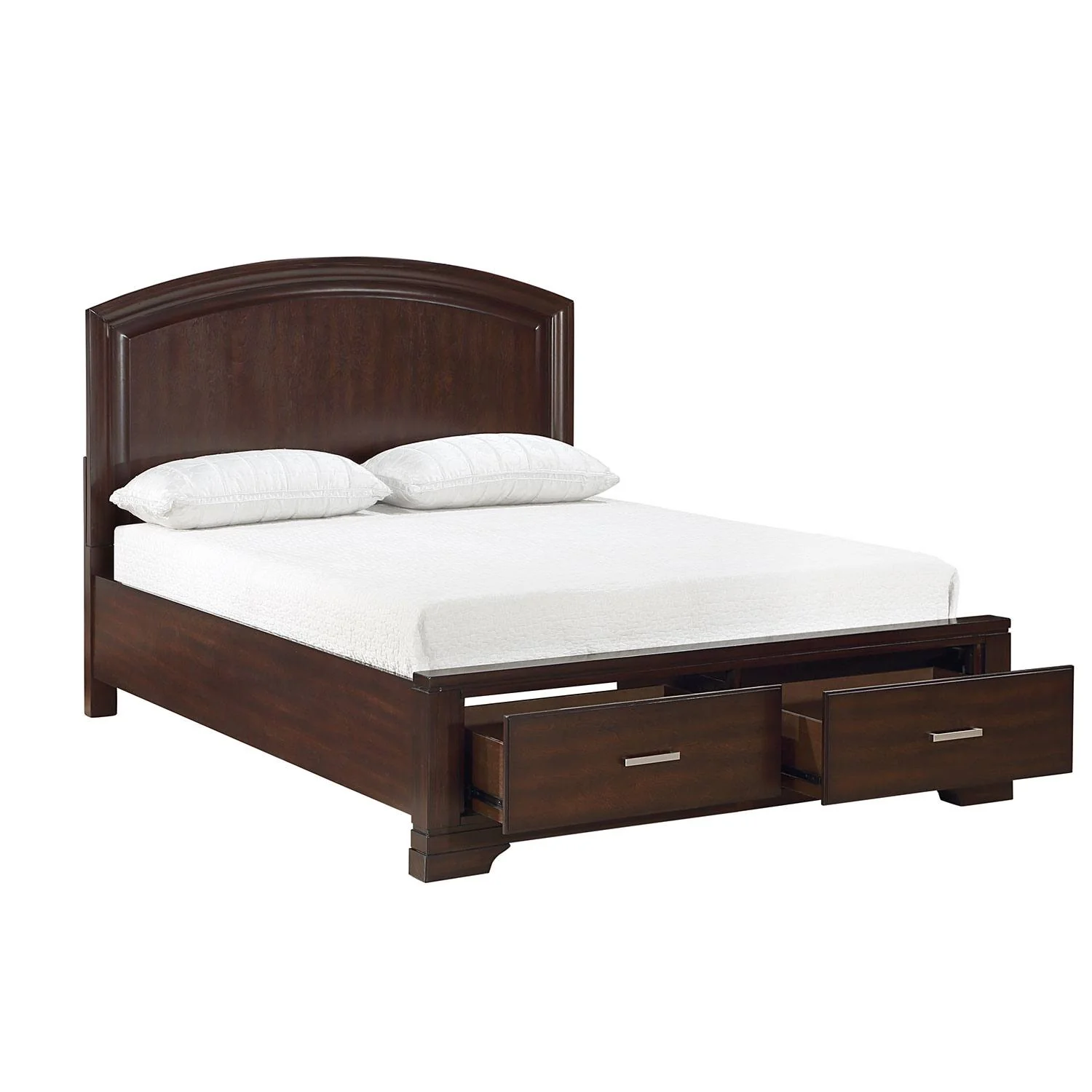 Arista 3-Piece Full Storage Bed - Brown Cherry - Image 3