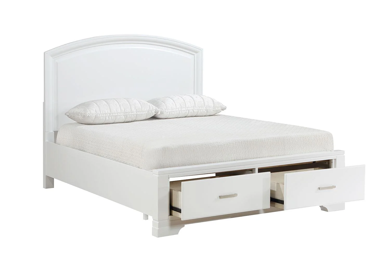 Arista 3-Piece Full Storage Bed - White - Image 3