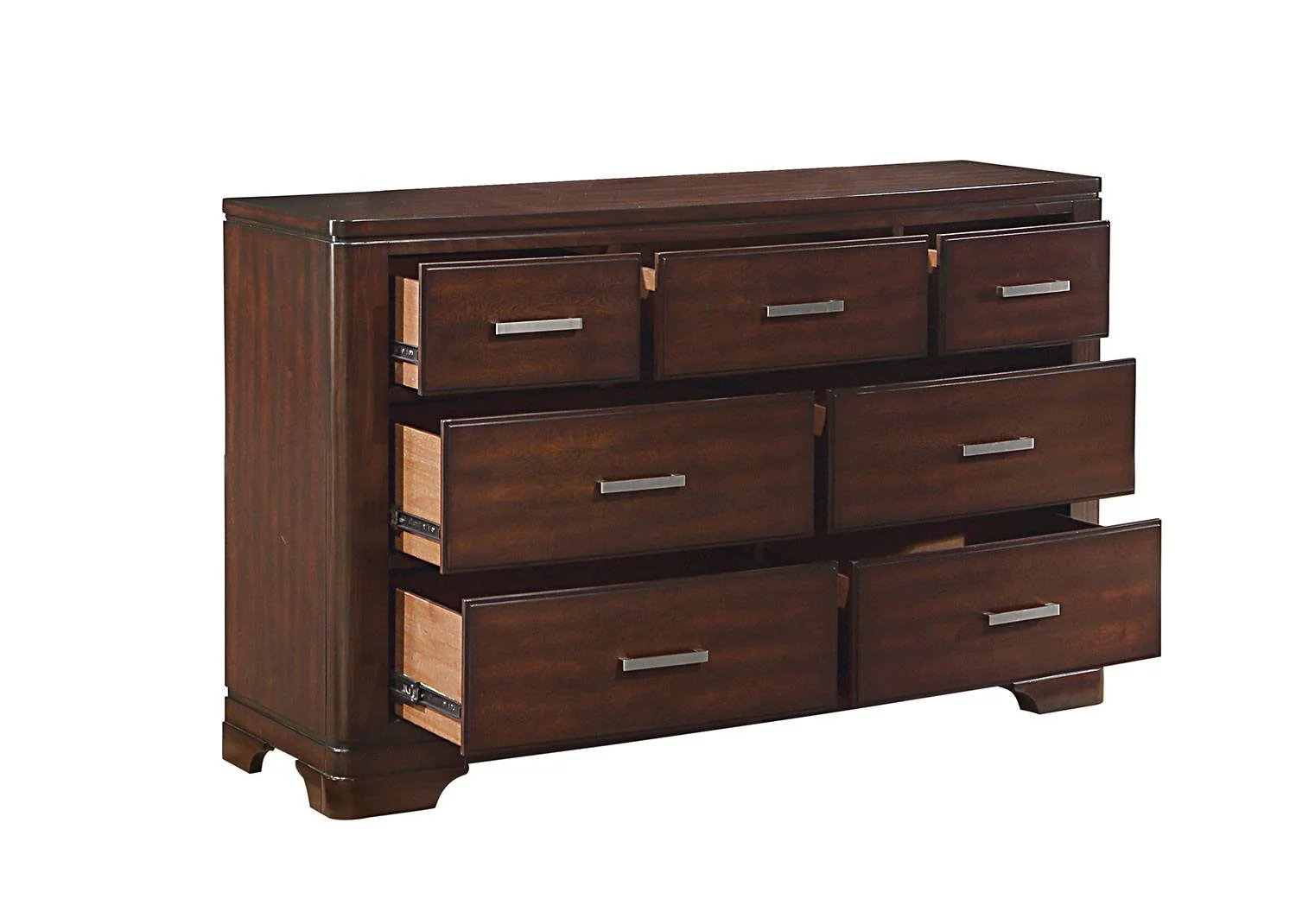 Arista 6-Piece Twin Storage Bedroom Package - Brown Cherry - Image 11