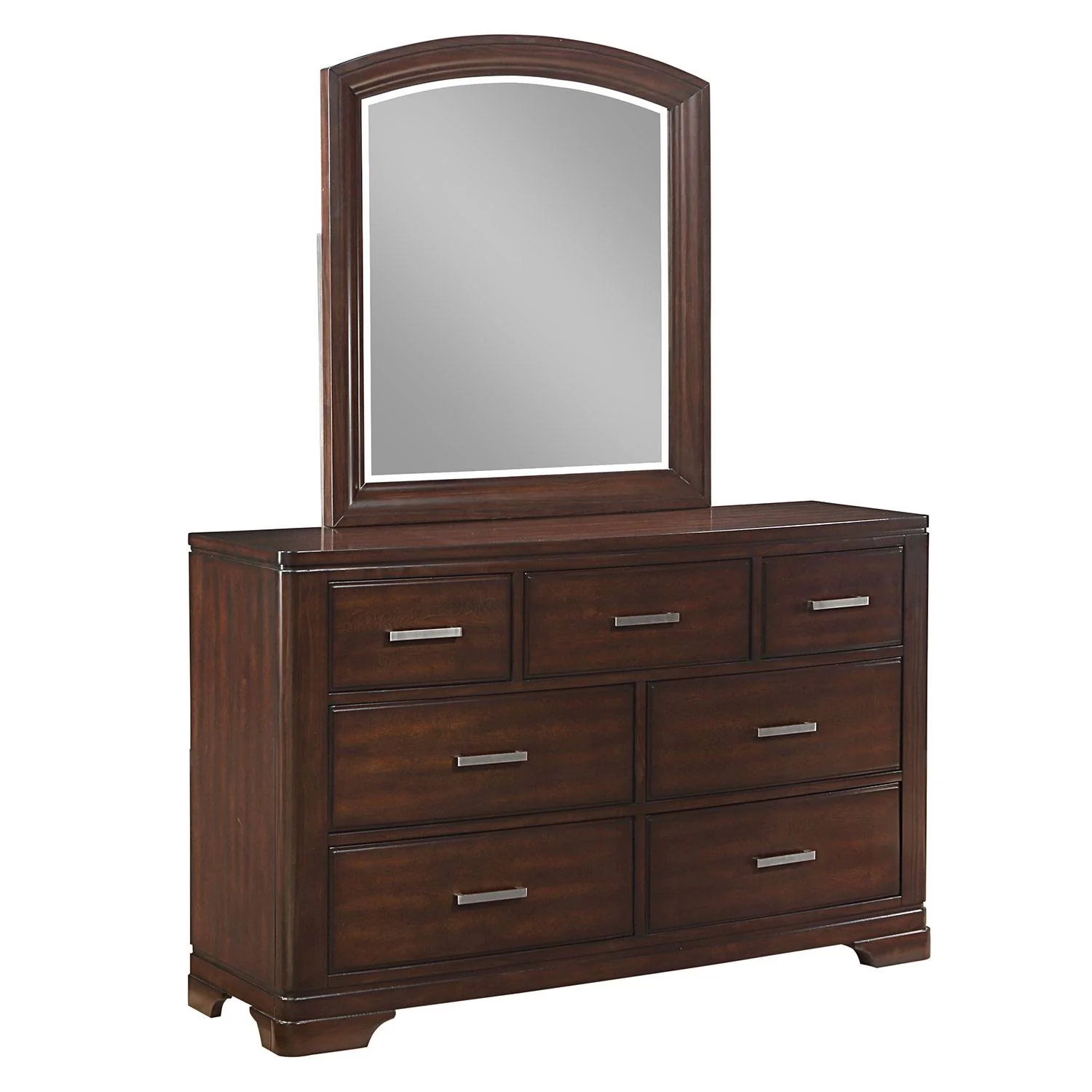 Arista 6-Piece Twin Storage Bedroom Package - Brown Cherry - Image 7