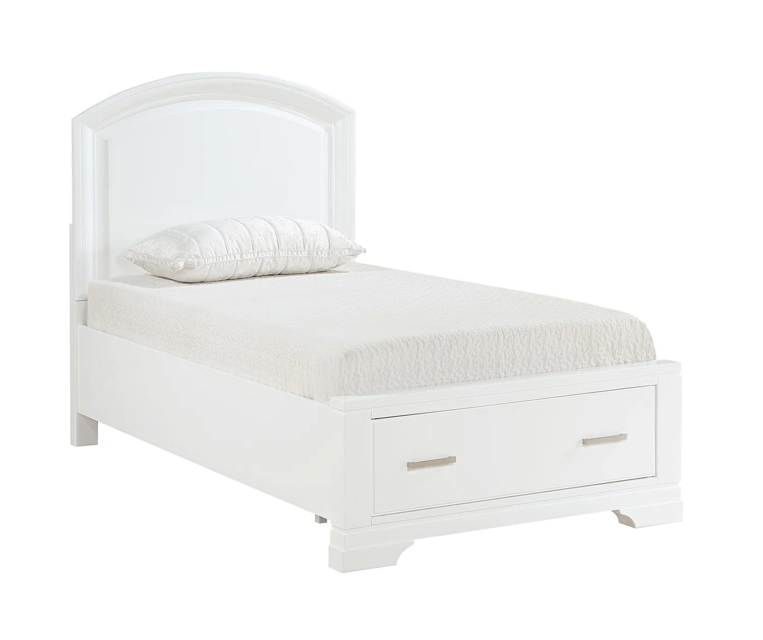 Arista 6-Piece Twin Storage Bedroom Package - White - Image 3