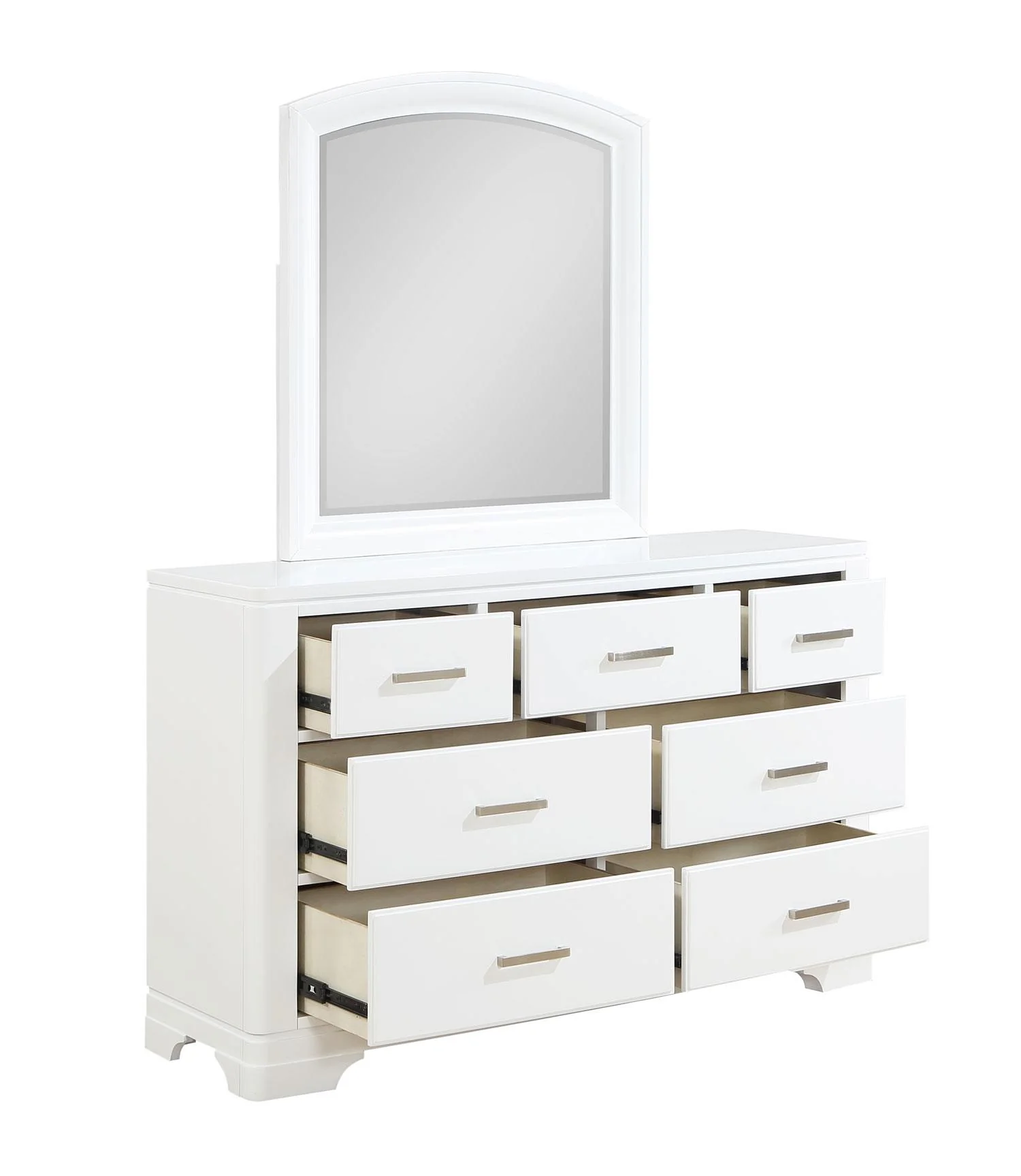 Arista 6-Piece Twin Storage Bedroom Package - White - Image 6