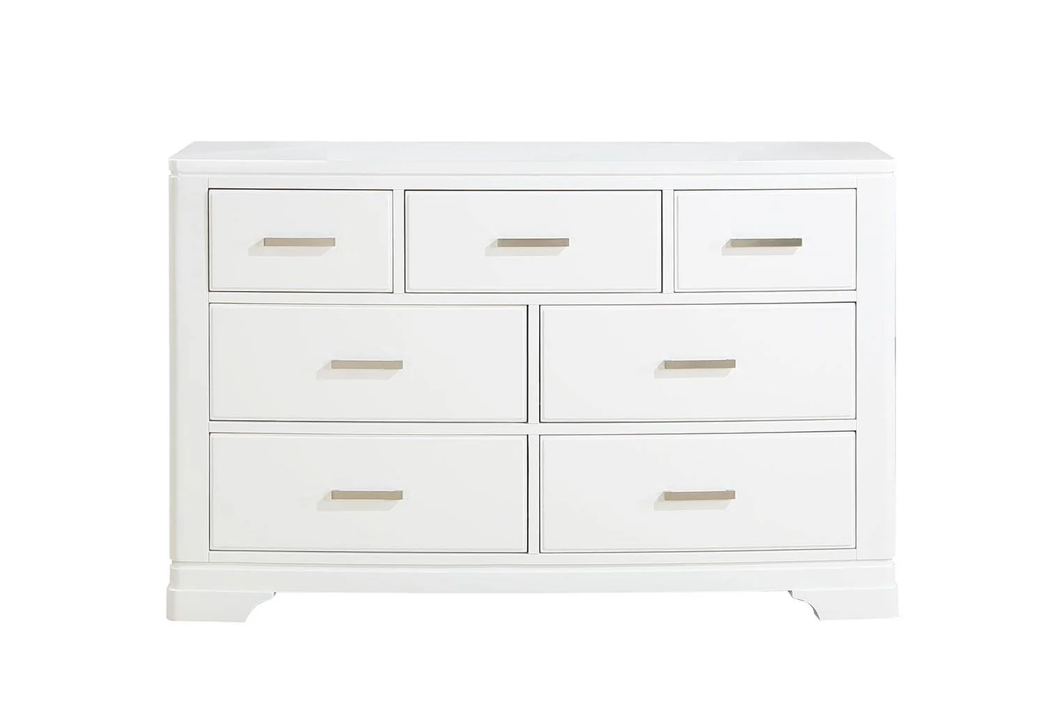 Arista 7-Drawer Dresser - White - Image 4