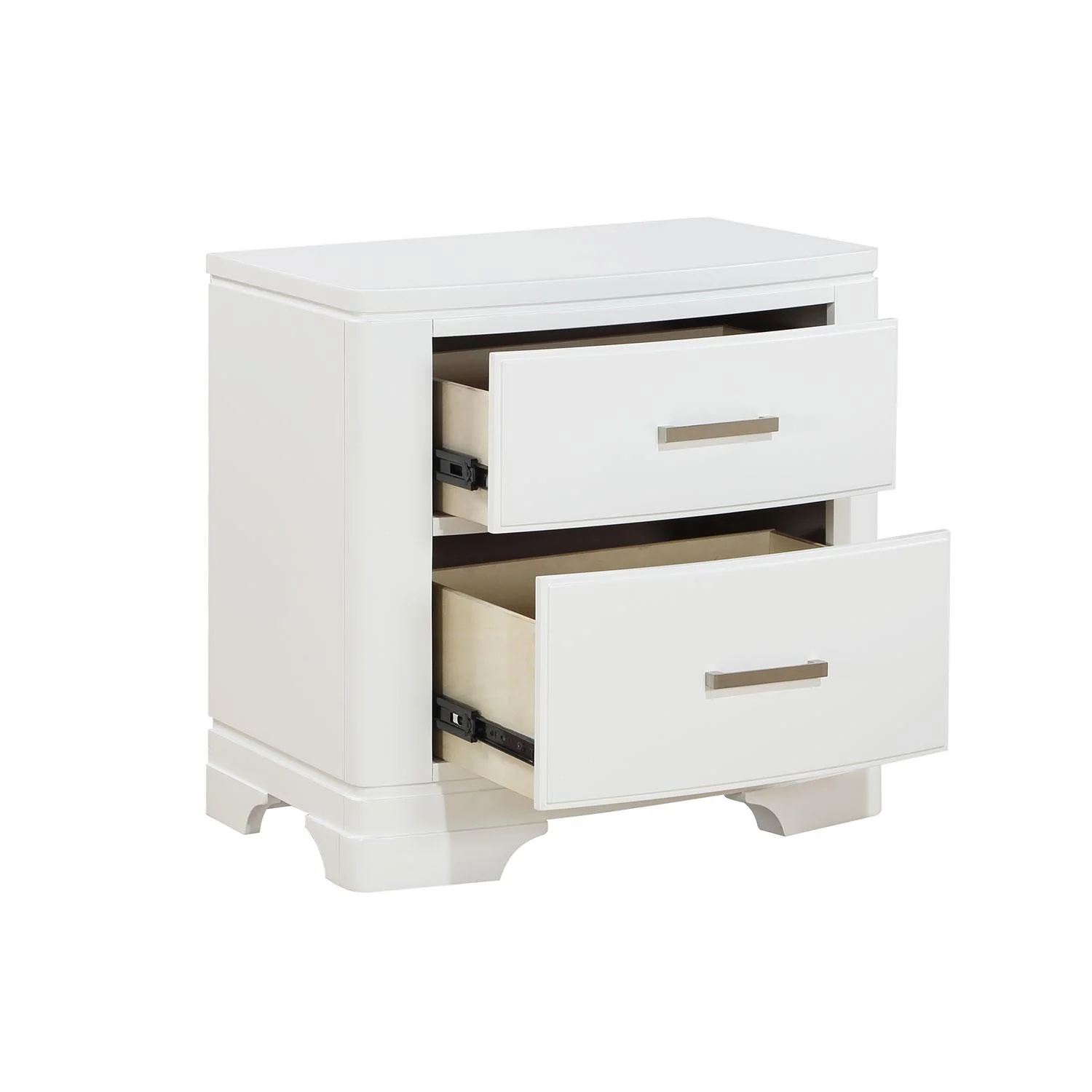 Arista Night Table - White - Image 3