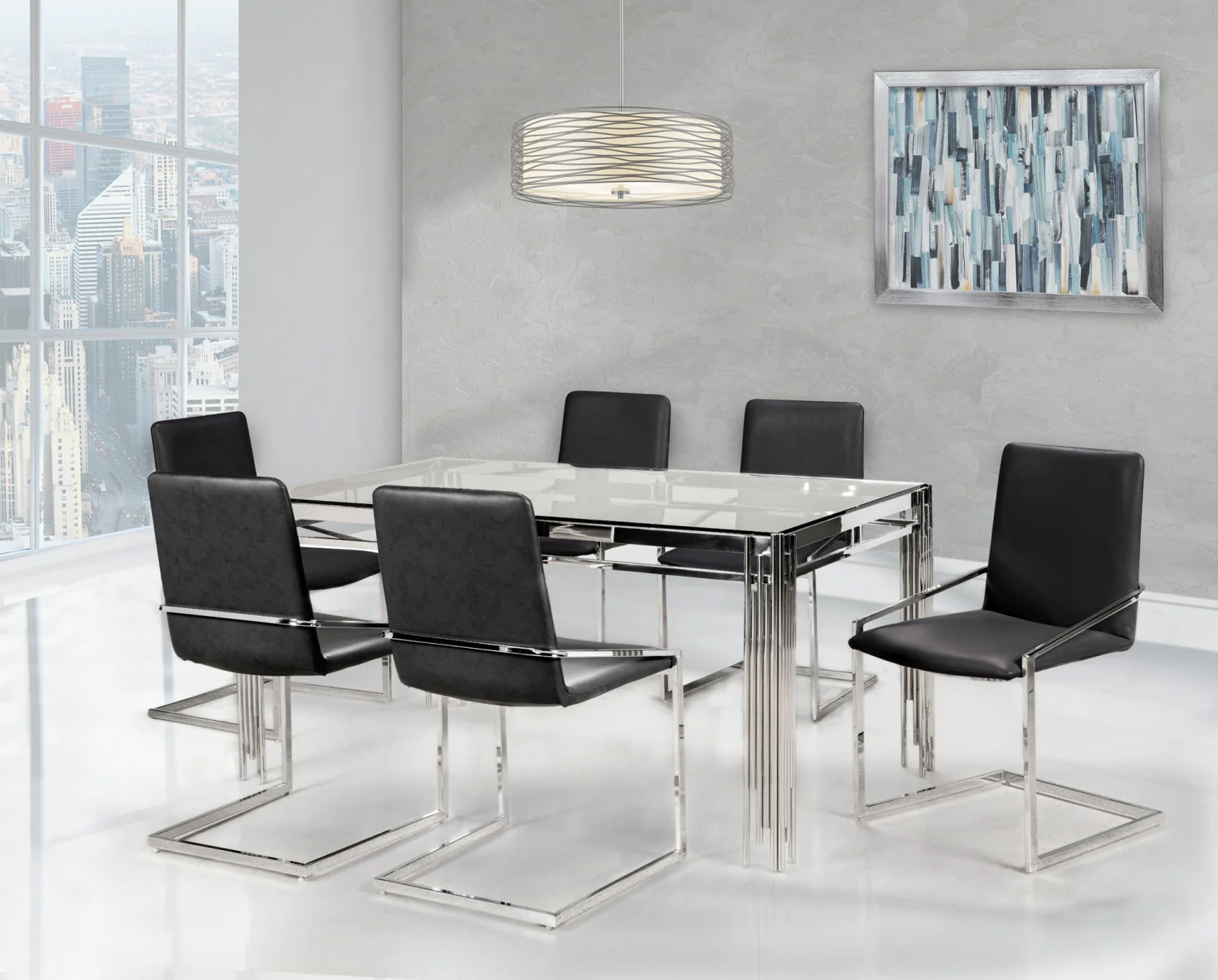 Ariya Dining Chair - Dark Grey - Set Of Two - Image 2