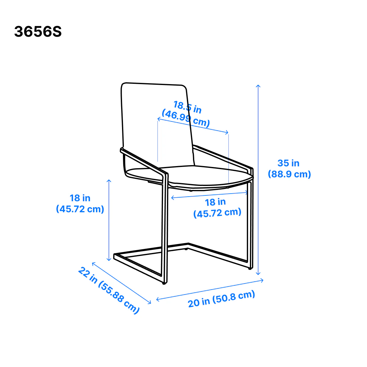 Ariya Dining Chair - Grey - Set Of Two - Image 7