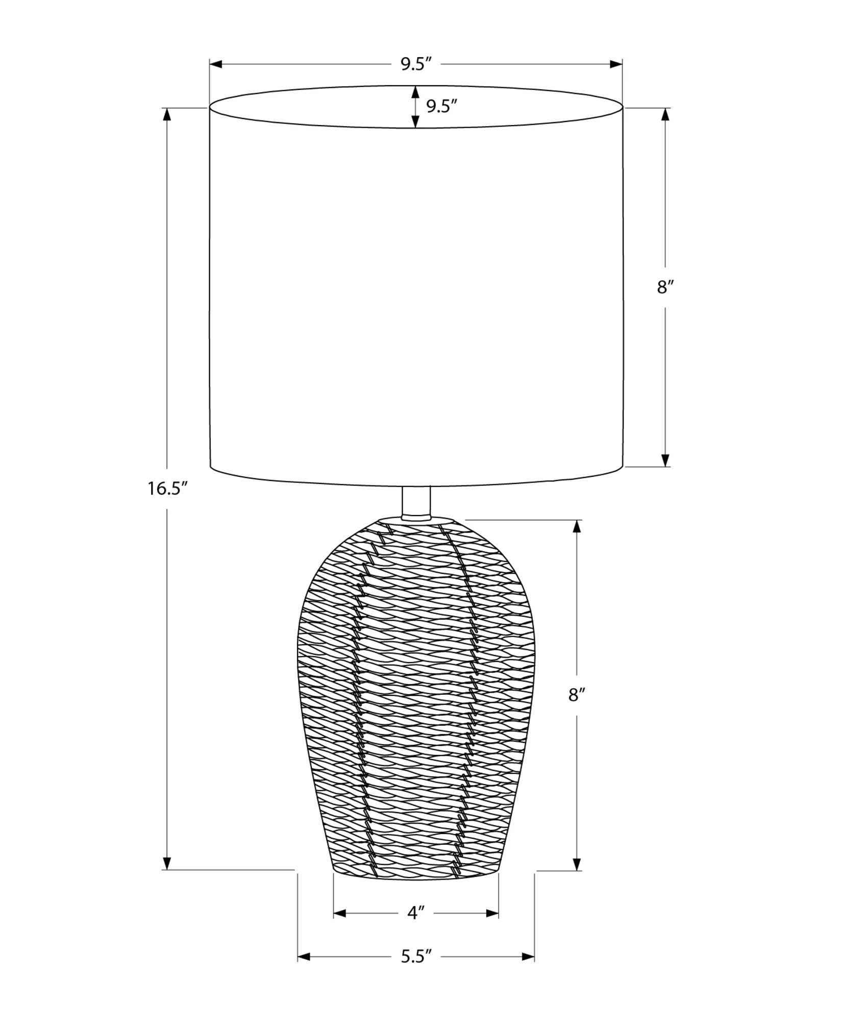 Arven Table Lamp - White - Image 3