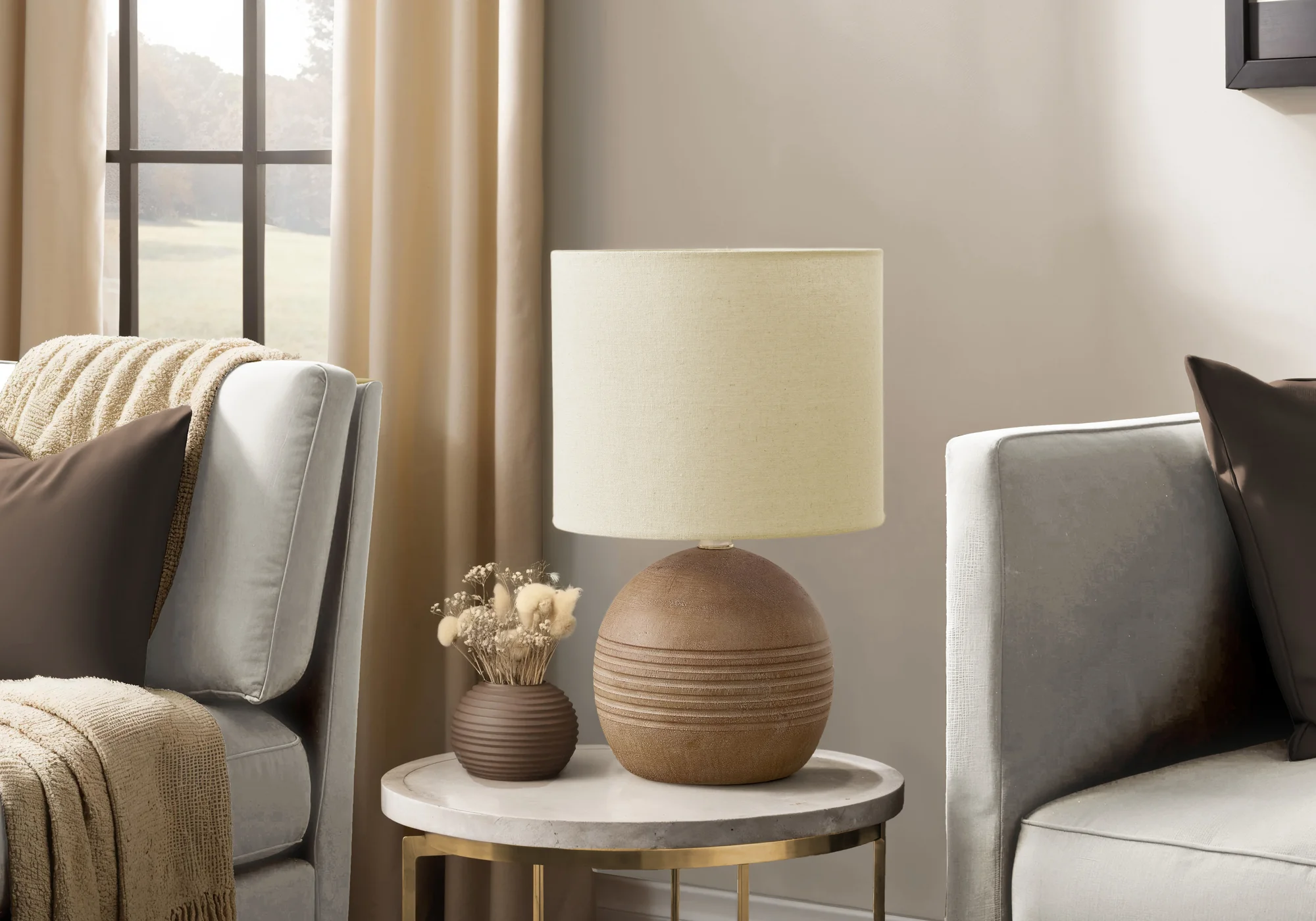 Arvid Table Lamp - Brown - Image 2