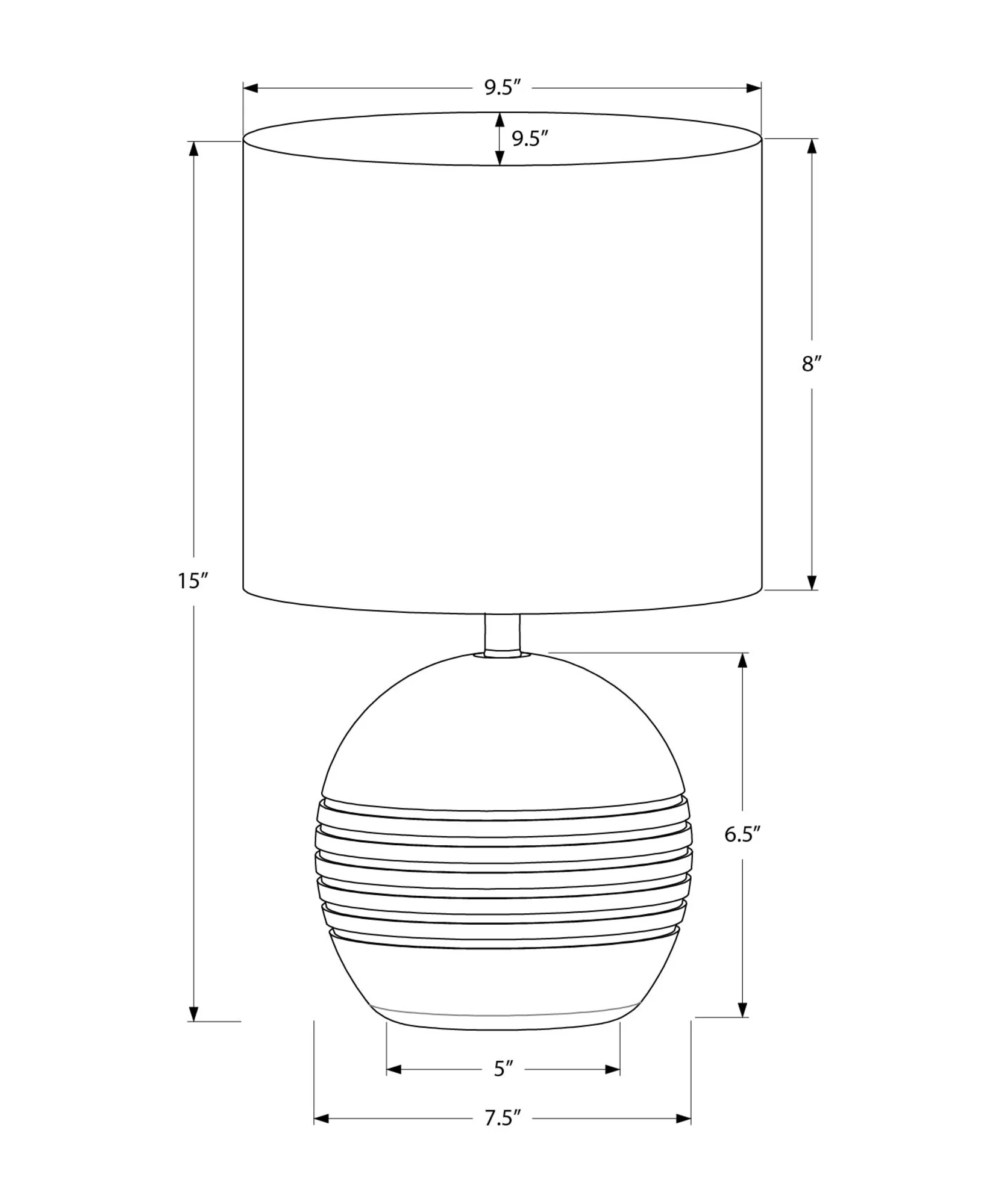 Arvid Table Lamp - Ivory - Image 3