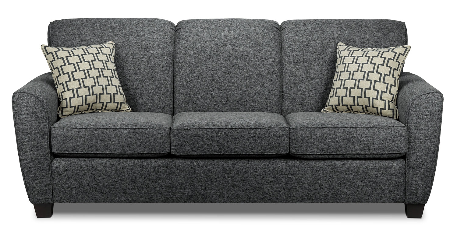 Ashby Queen Sofa Bed - Grey - Image 3