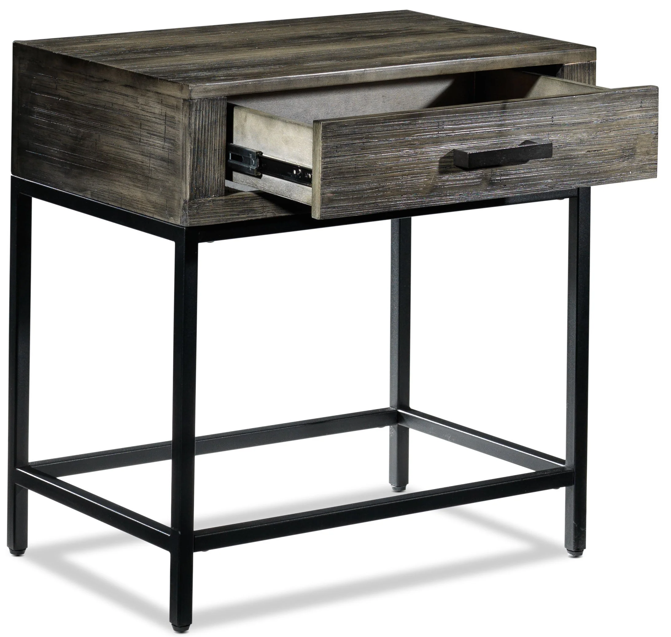 Asher 23" Chairside Table - Grey - Image 3