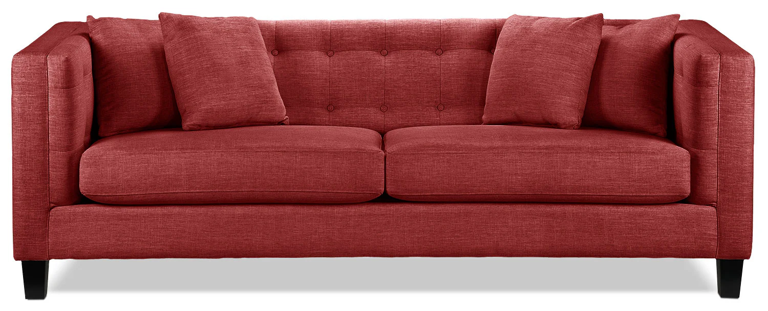 Astin Sofa - Red - Image 3