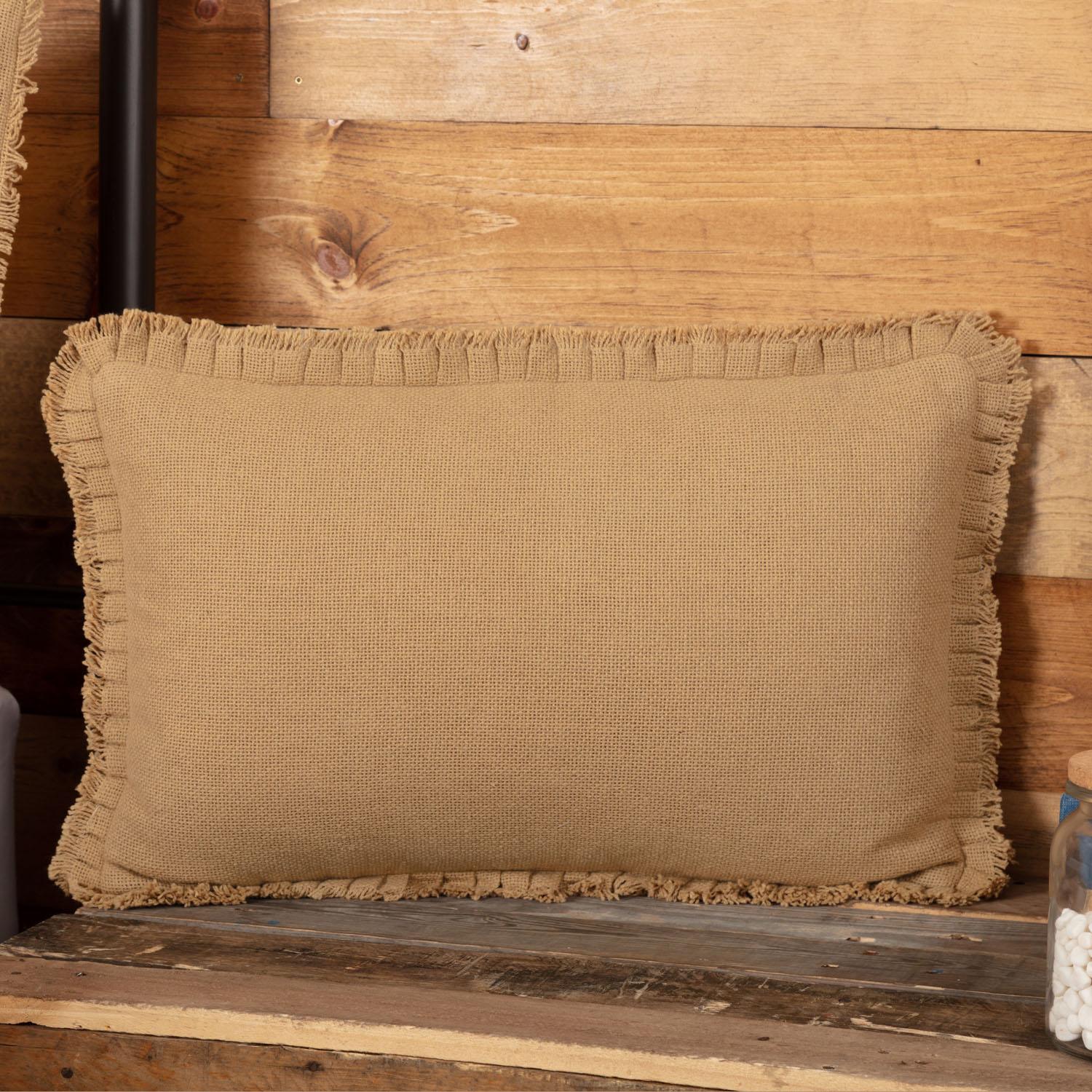 Athol 14 x 22 Ruffled Pillow - Natural - Image 2