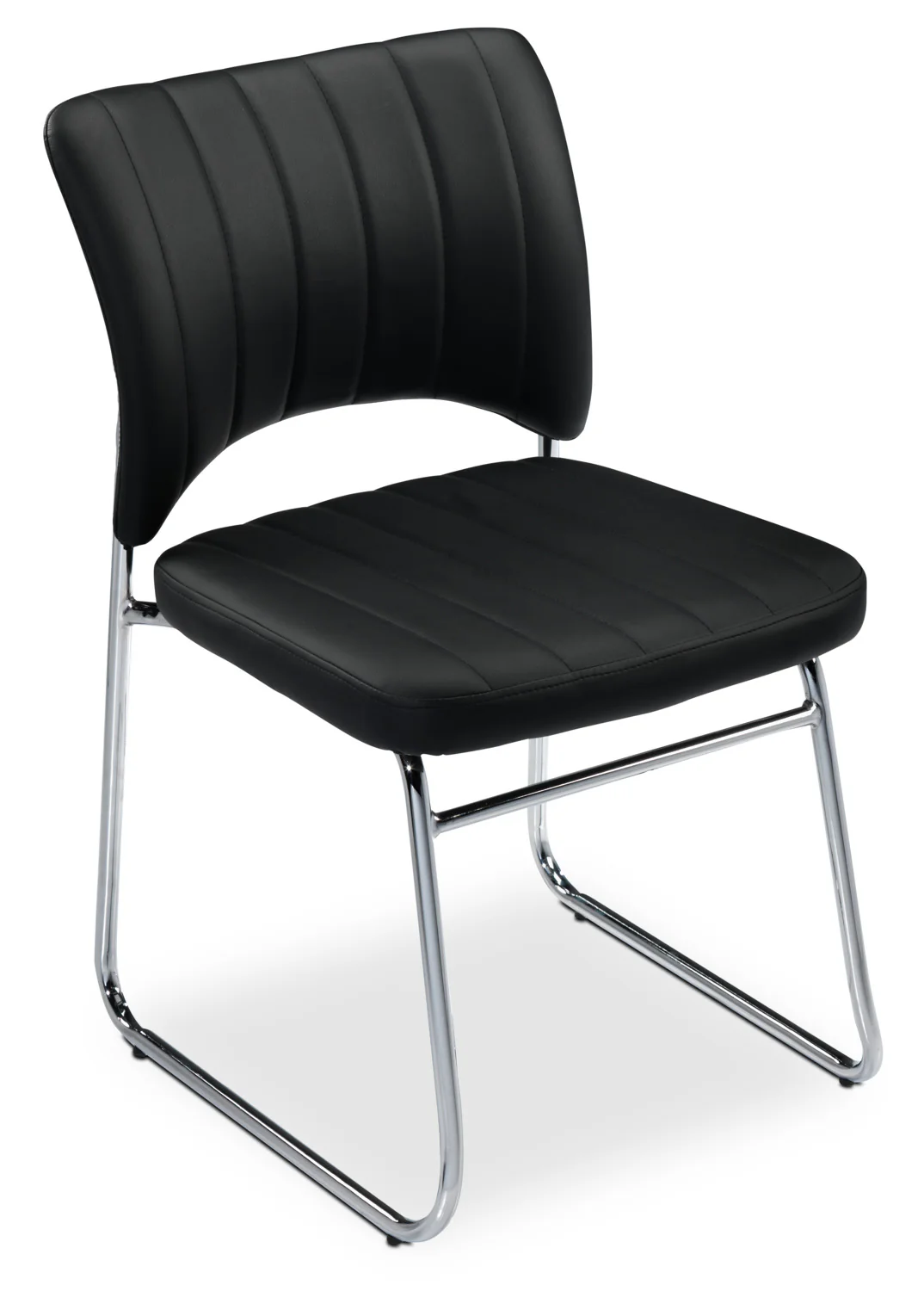 Atlantis 5-Piece Dinette Set - Chrome and Black - Image 3