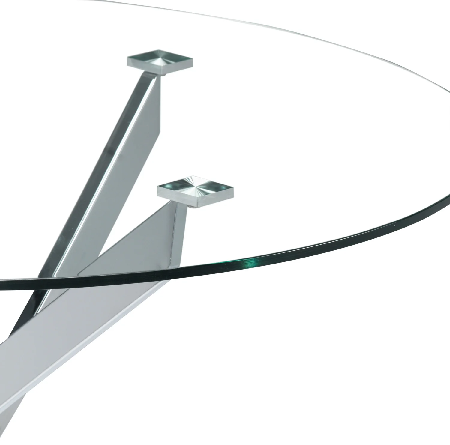 Atlantis Dining Table - Chrome - Image 2