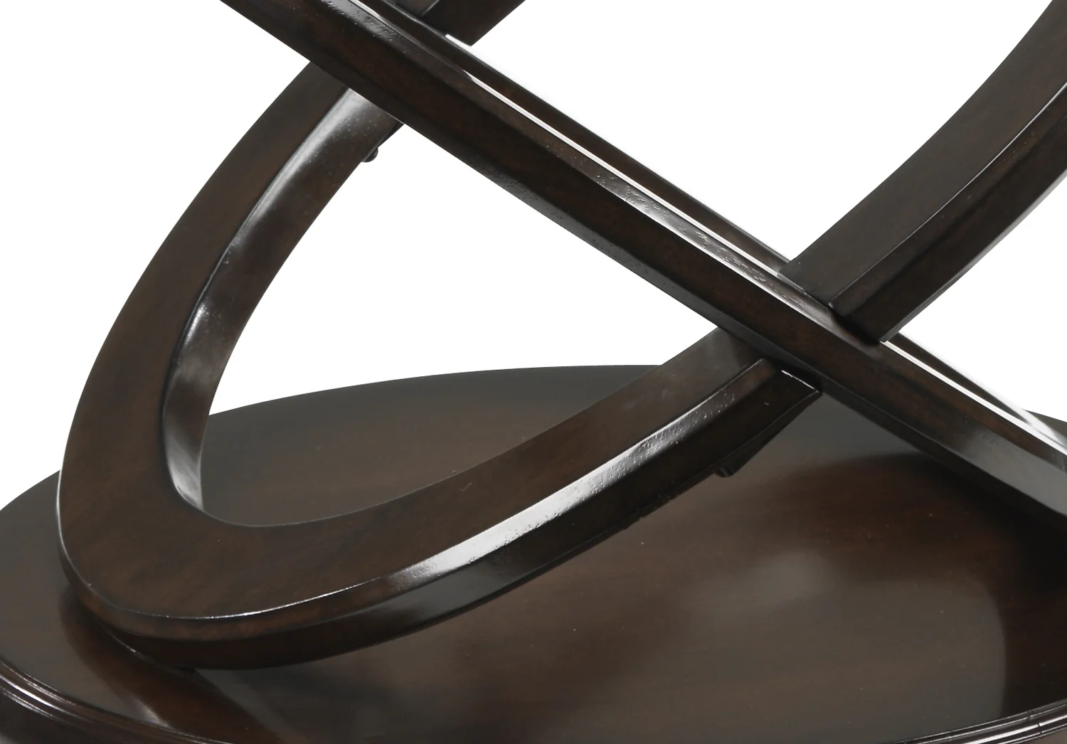 Atomic 48" Coffee Table - Brown Cherry - Image 5