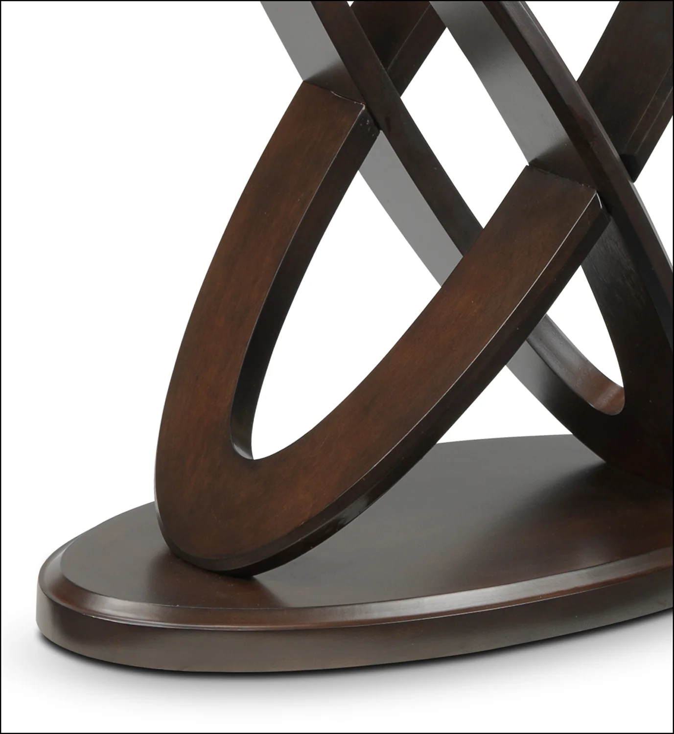 Atomic 48" Sofa Table - Brown Cherry - Image 3