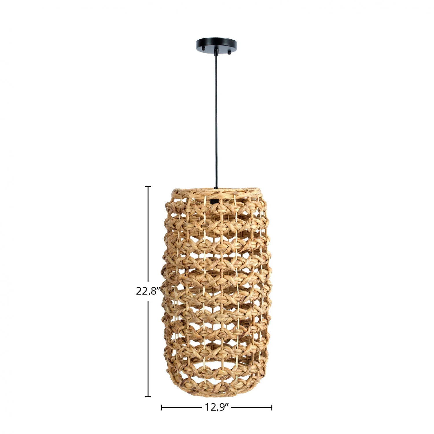 Aubriche Long Chandelier - Natural - Image 2
