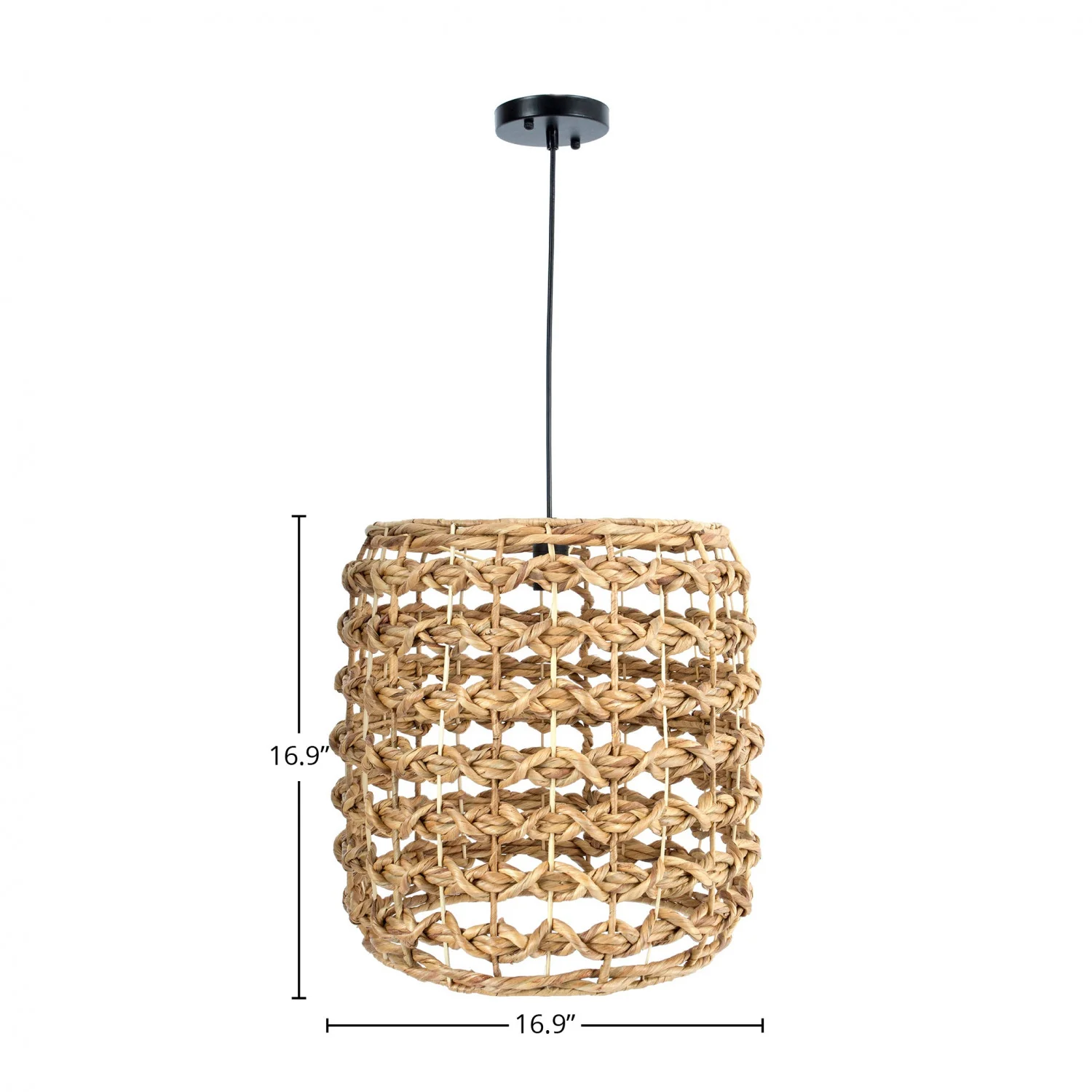 Aubriche Round Chandelier - Natural - Image 2