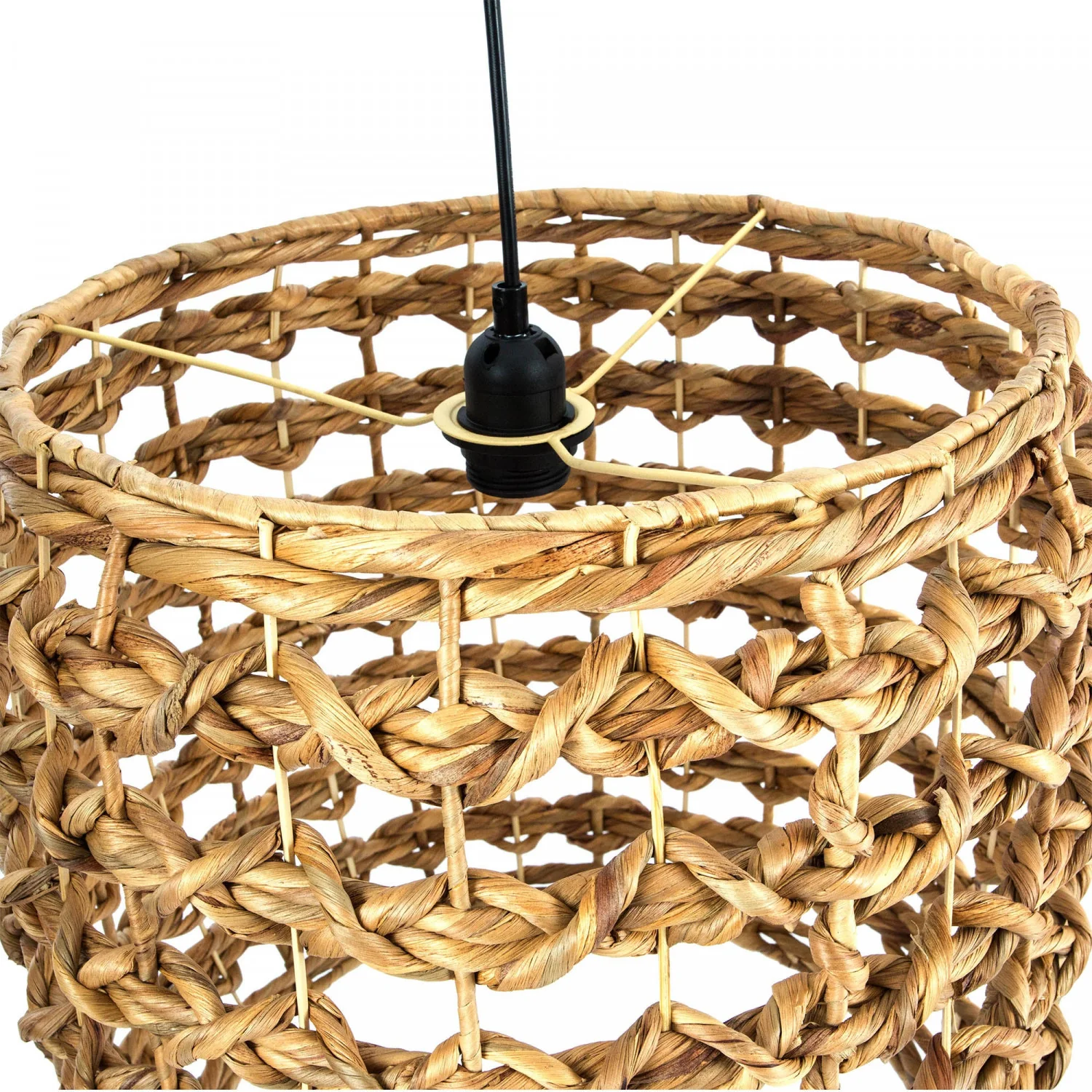 Aubriche Round Chandelier - Natural - Image 3