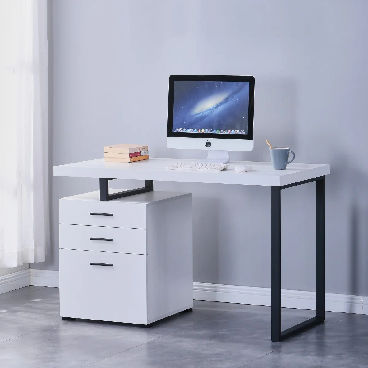 Auden Office Desk - White - Image 2