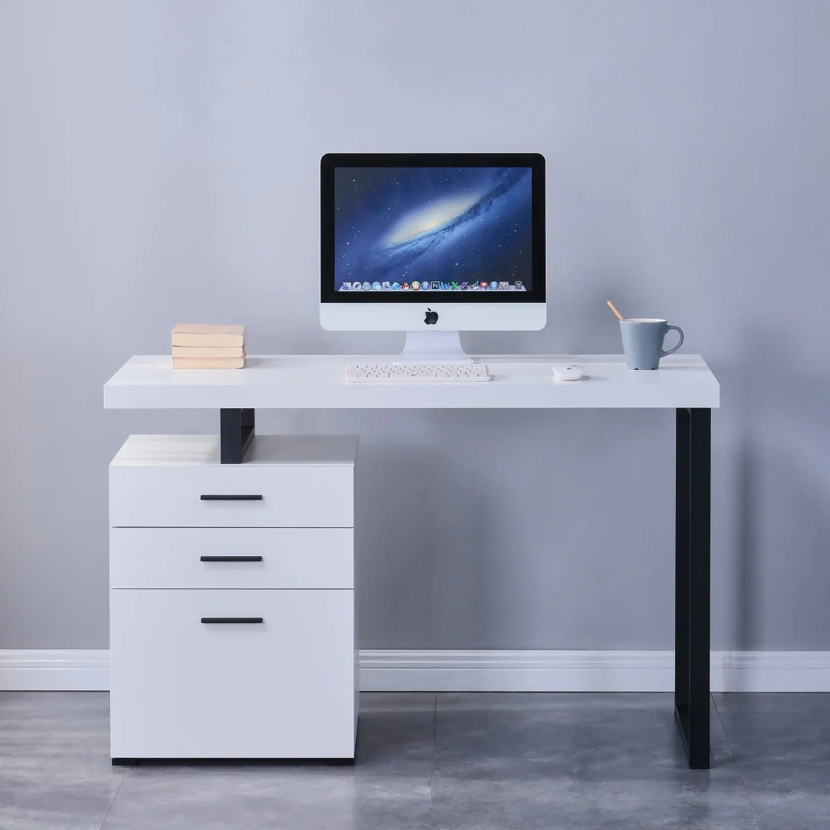Auden Office Desk - White - Image 3
