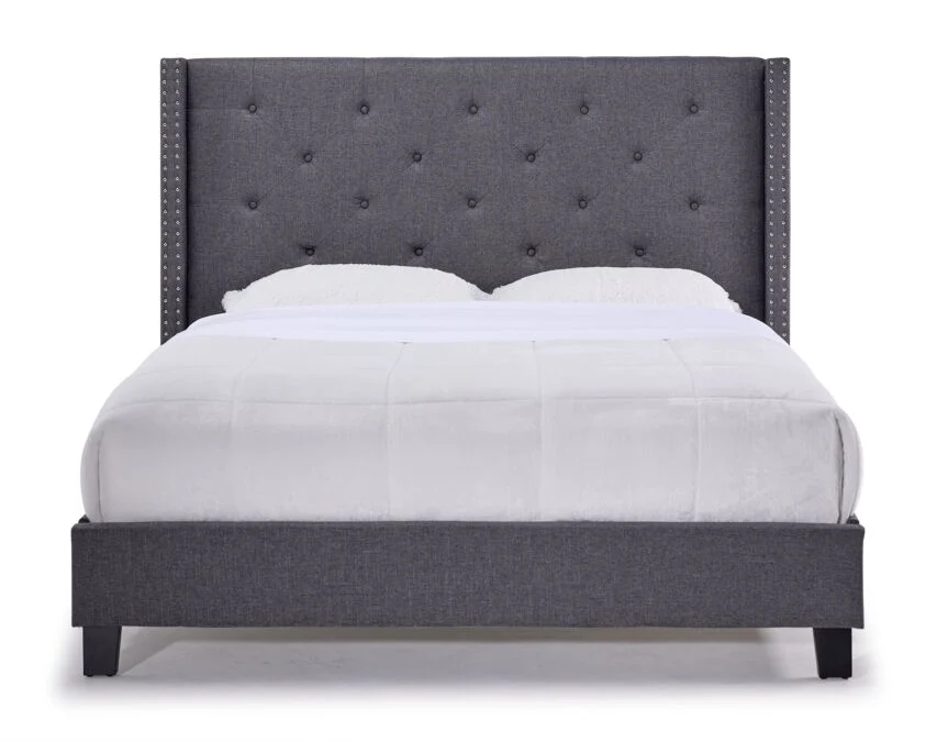 Audrey 3-Piece King Bed - Dark Grey - Image 3