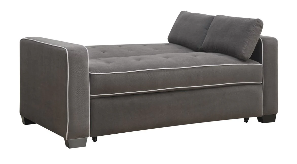 Augustine Sofa with Queen Size Pop-Up Bed - Grey - Image 4
