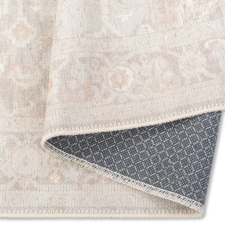 Aura Traditional Rug - 6' x 9' - Almond Cream - Image 4