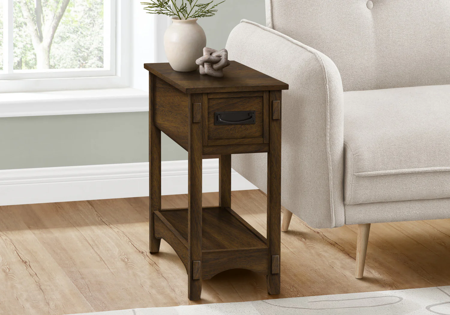 Aurea Side Table - Walnut - Image 2