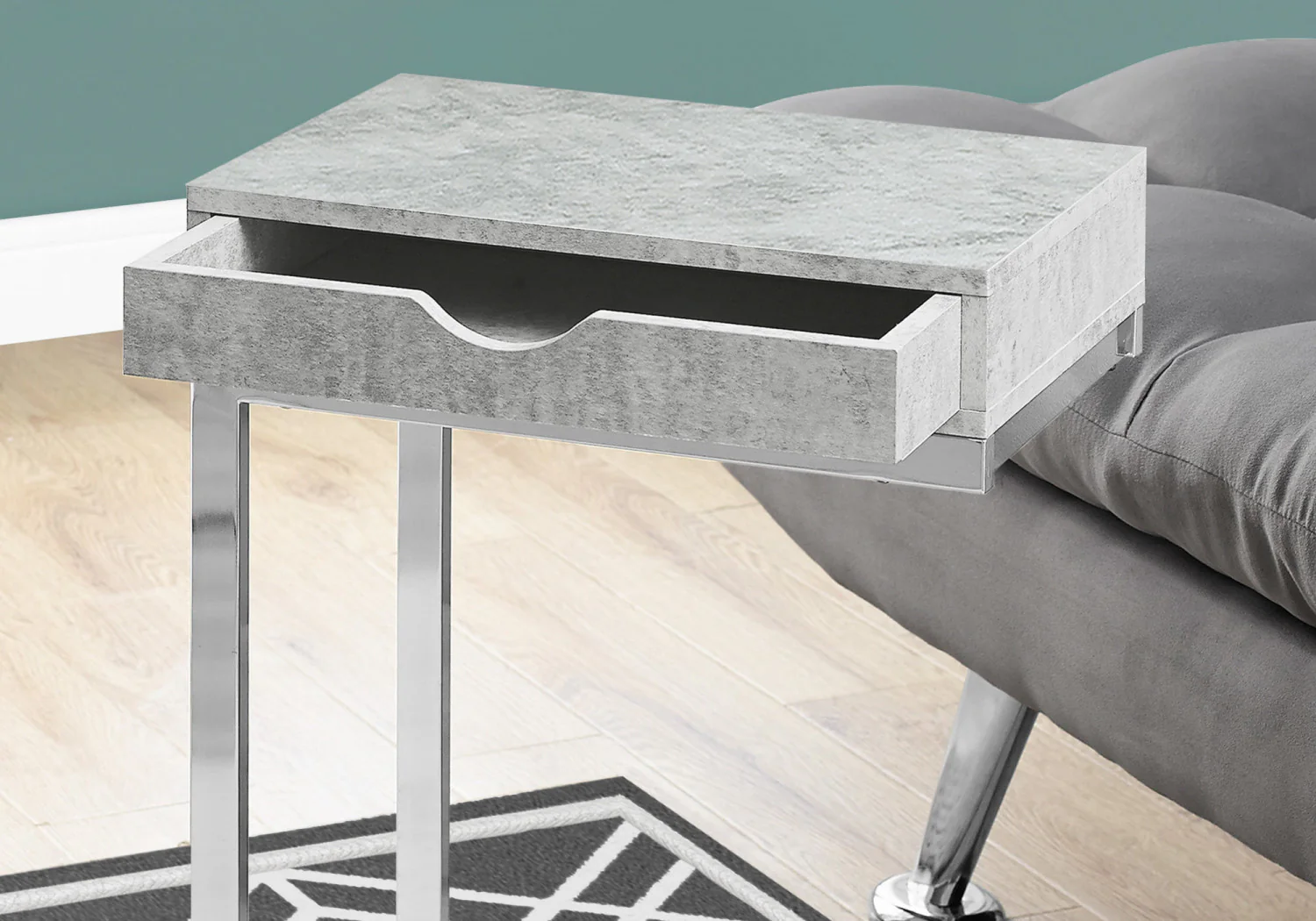 Auron Side Table - Grey - Image 5