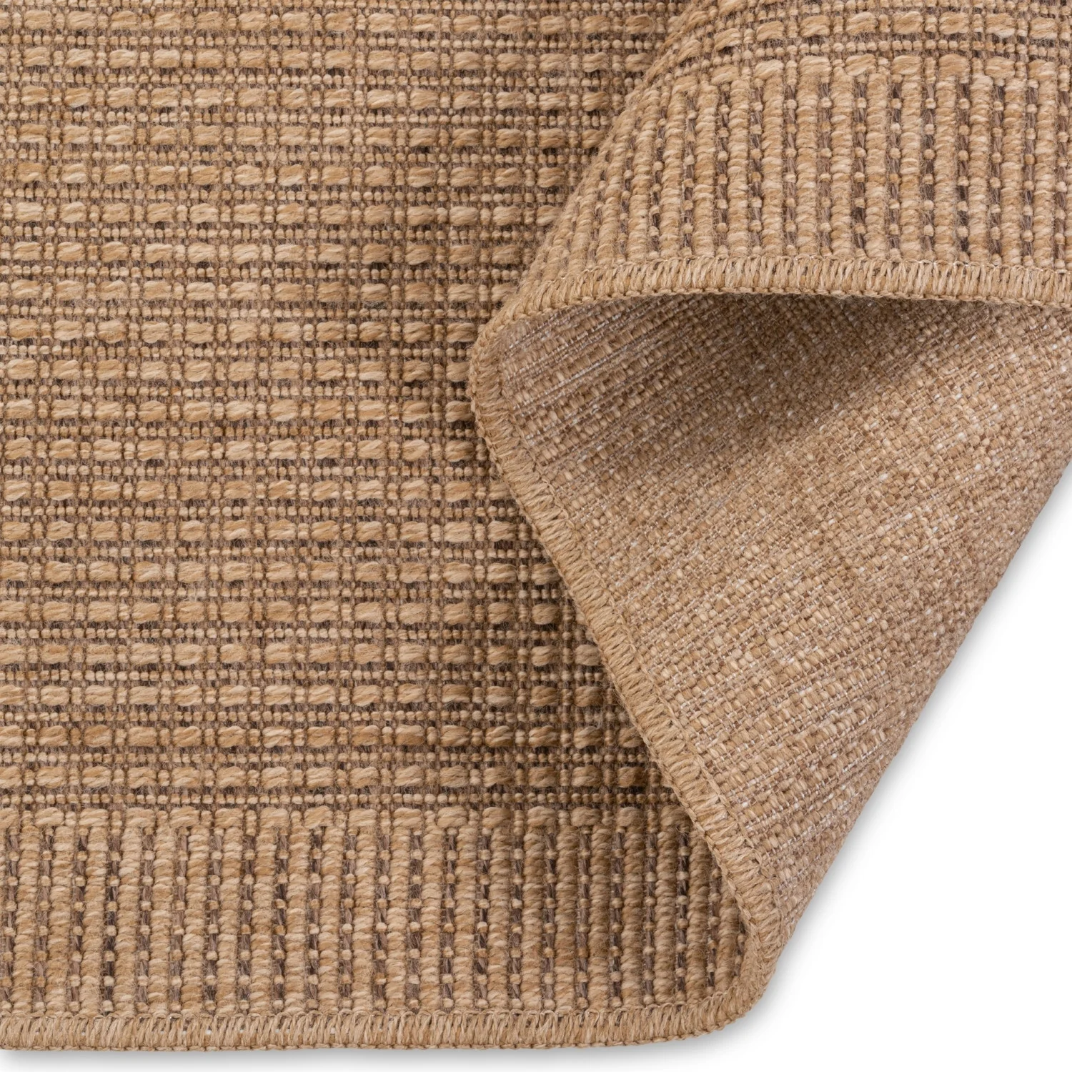 Avanos Crosshatch Indoor/Outdoor Rug - 8' x 10' - Beige - Image 2