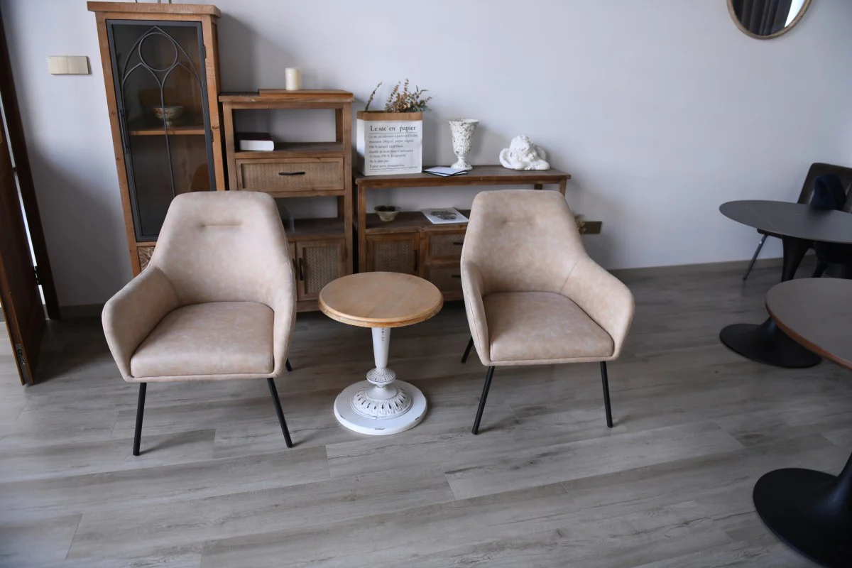 Axton Dining Chair - Beige - Image 5