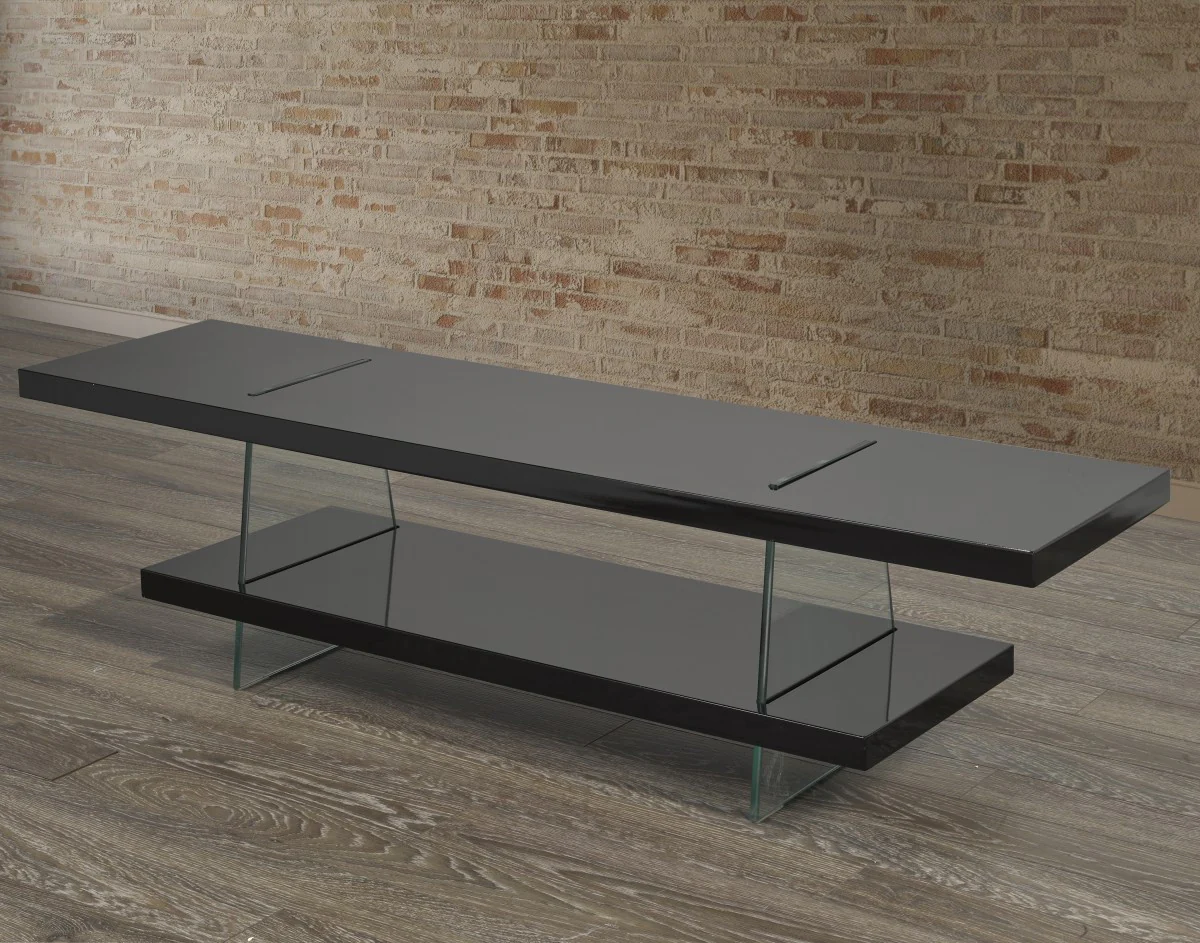 Aziel 59" TV Stand - Black - Image 2