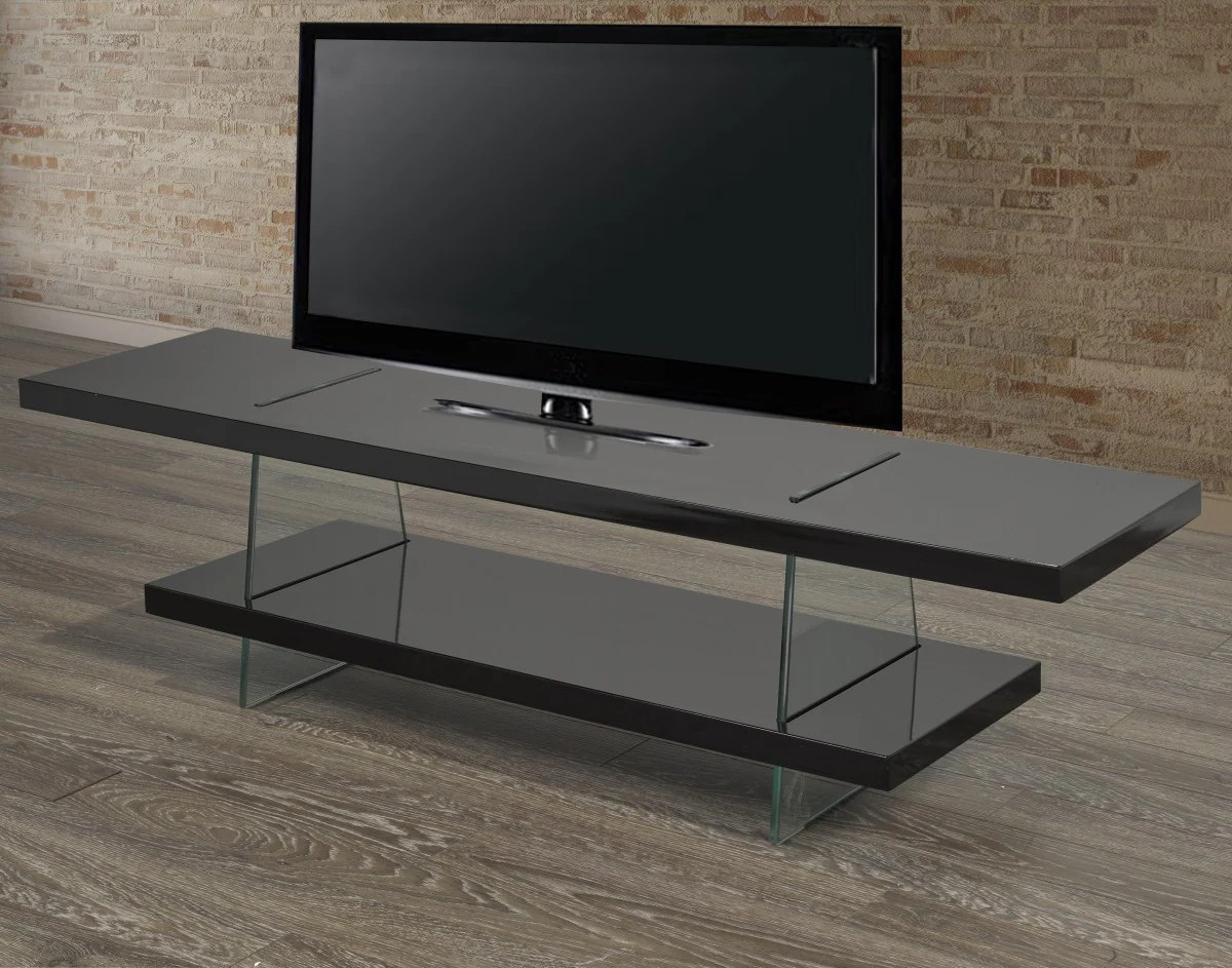 Aziel 59" TV Stand - Black - Image 3