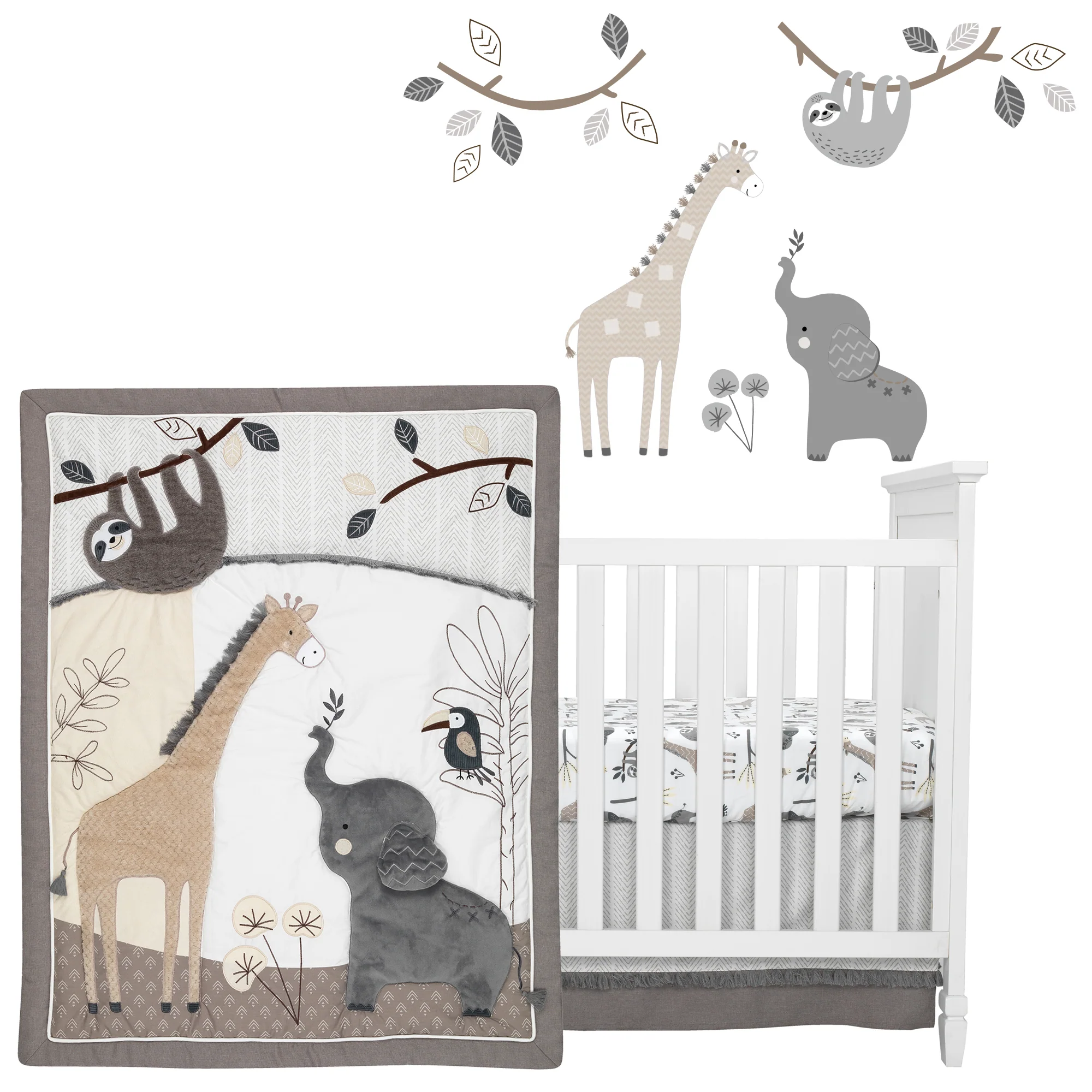 Baby Jungle 4-Piece Bedding Set - Image 2