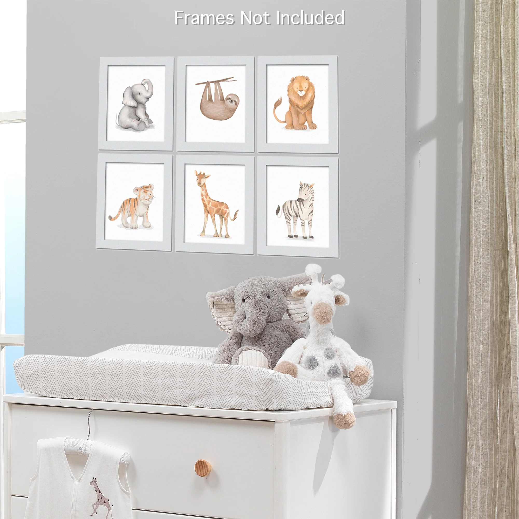Baby Jungle Unframed Wall Art - Image 3