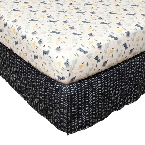 Baby's First 4-Piece Nursery Bedding Set - Blue - Image 5