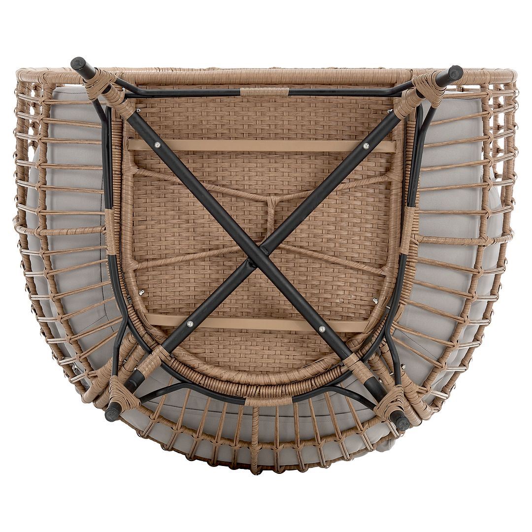 Baffin Indoor/Outdoor Egg Chair - Tan/Grey - Image 8